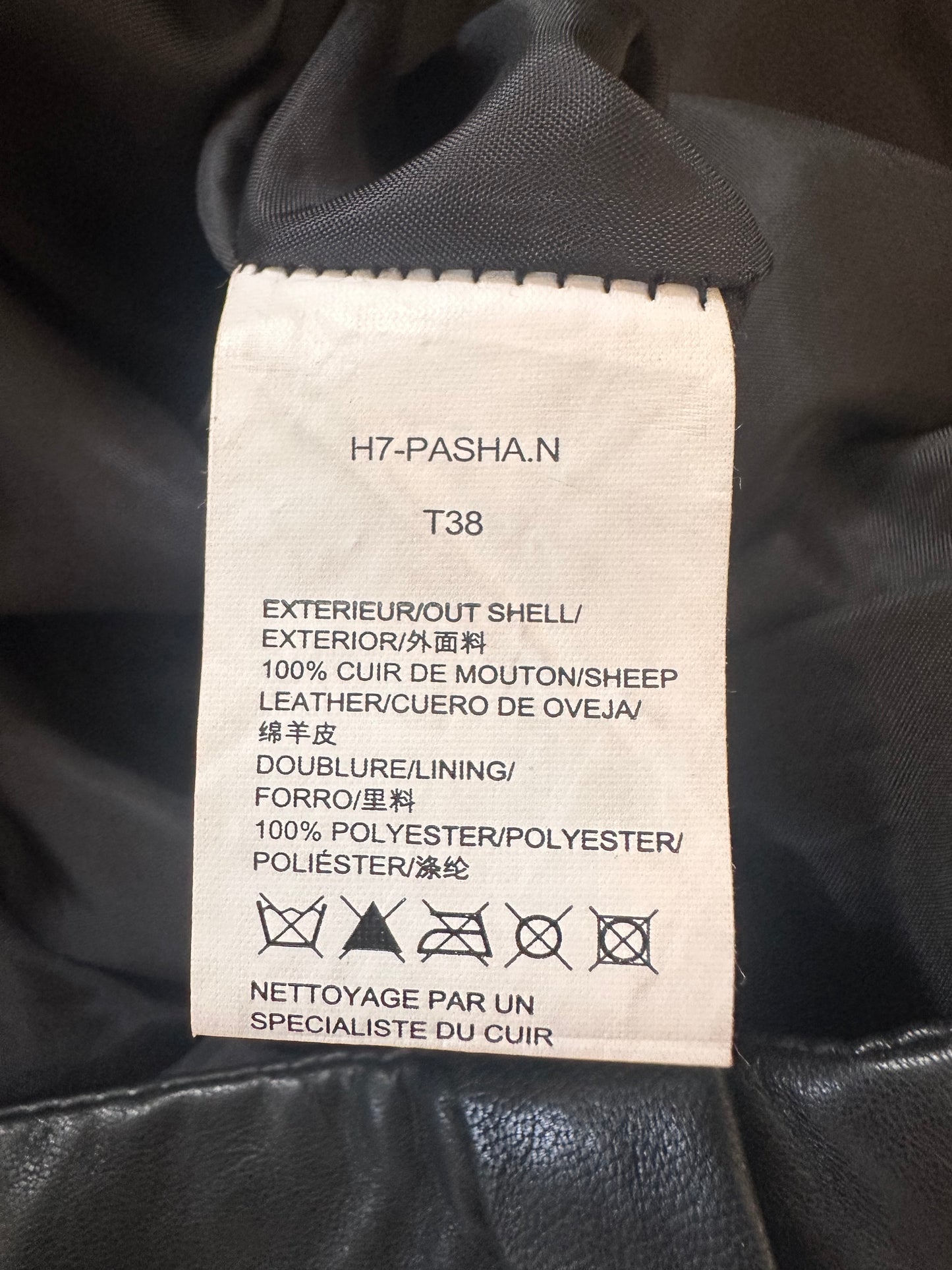 SALE Vintage Morgan de toi leather trousers