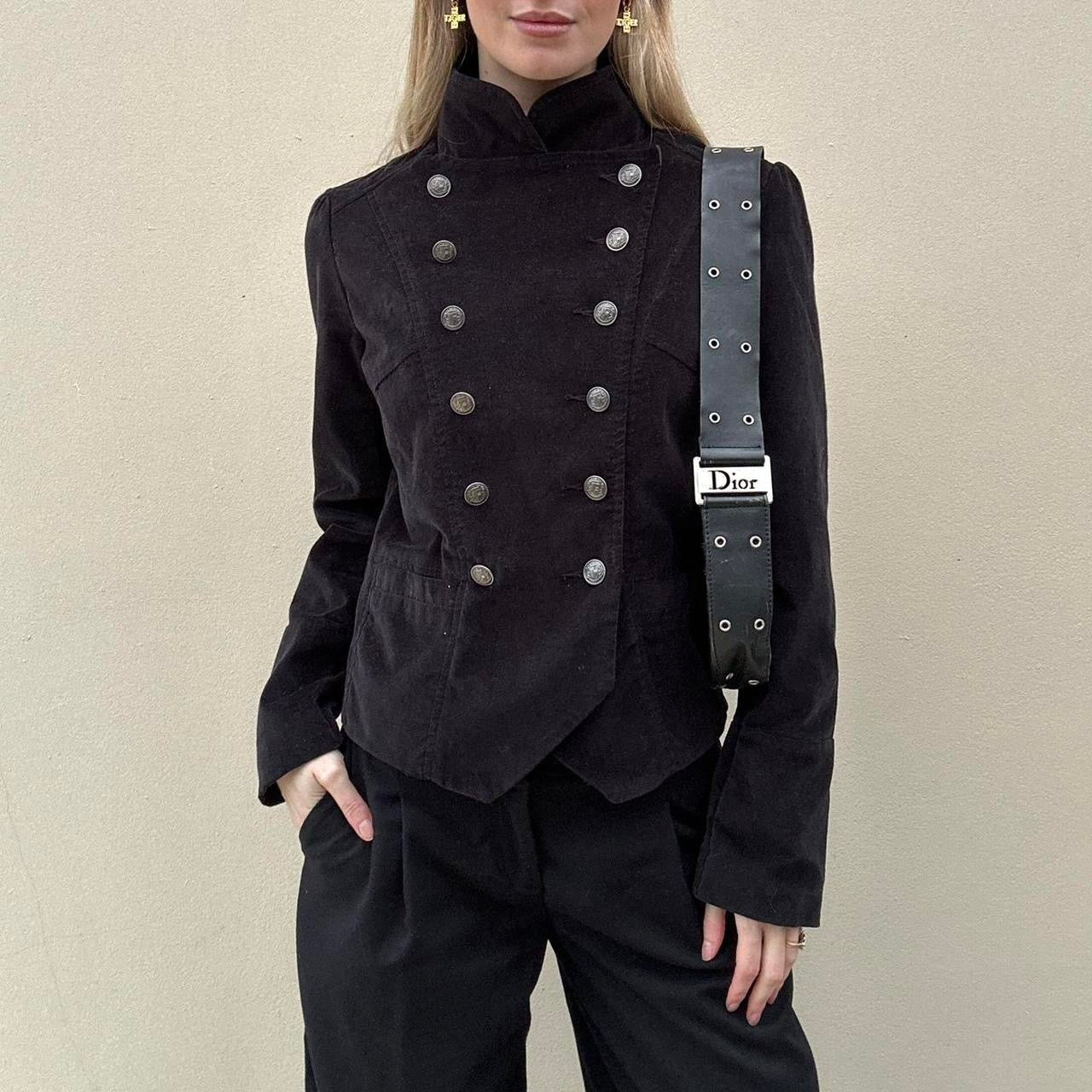 Vintage 00s military style jacket