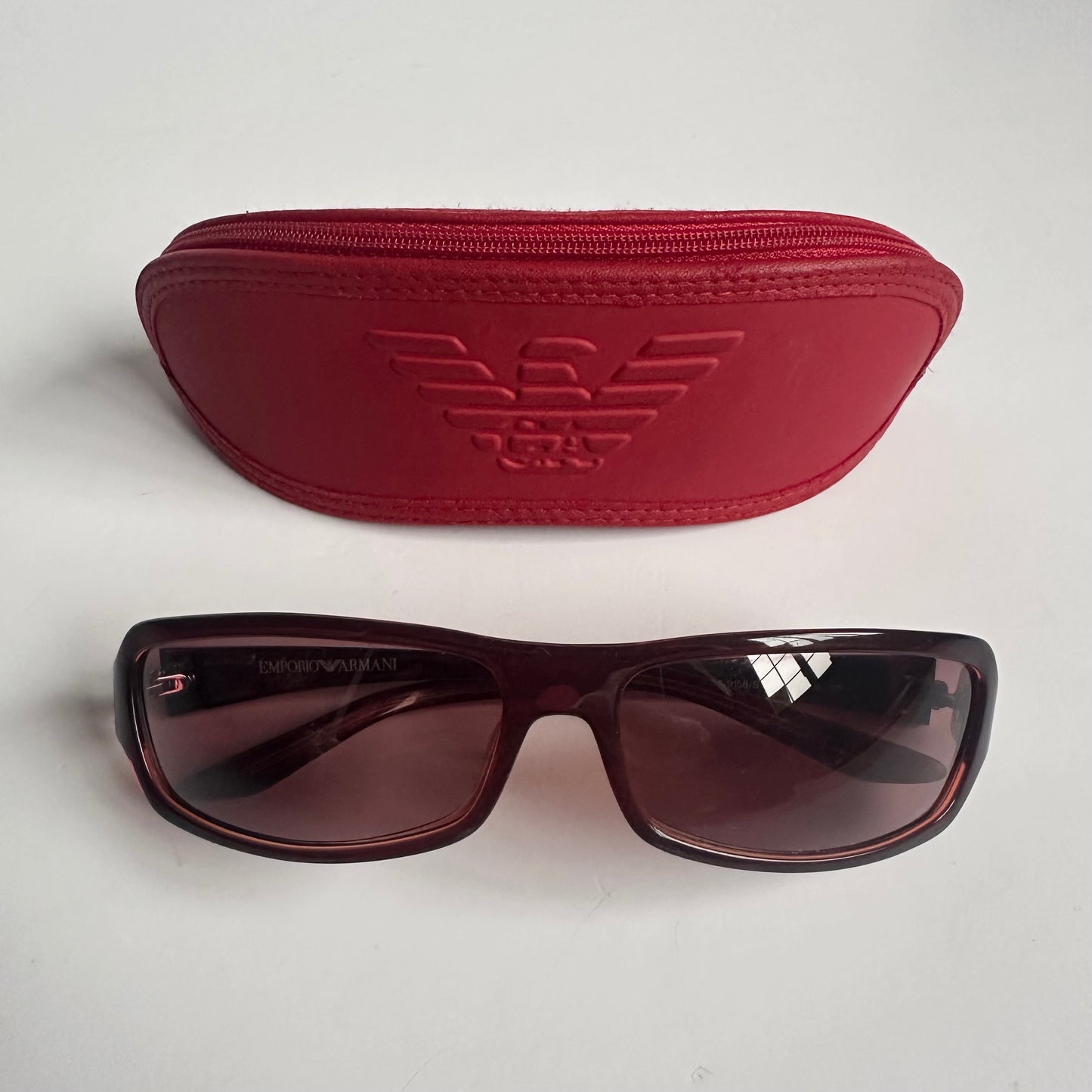 Vintage burgundy Armani sunglasses