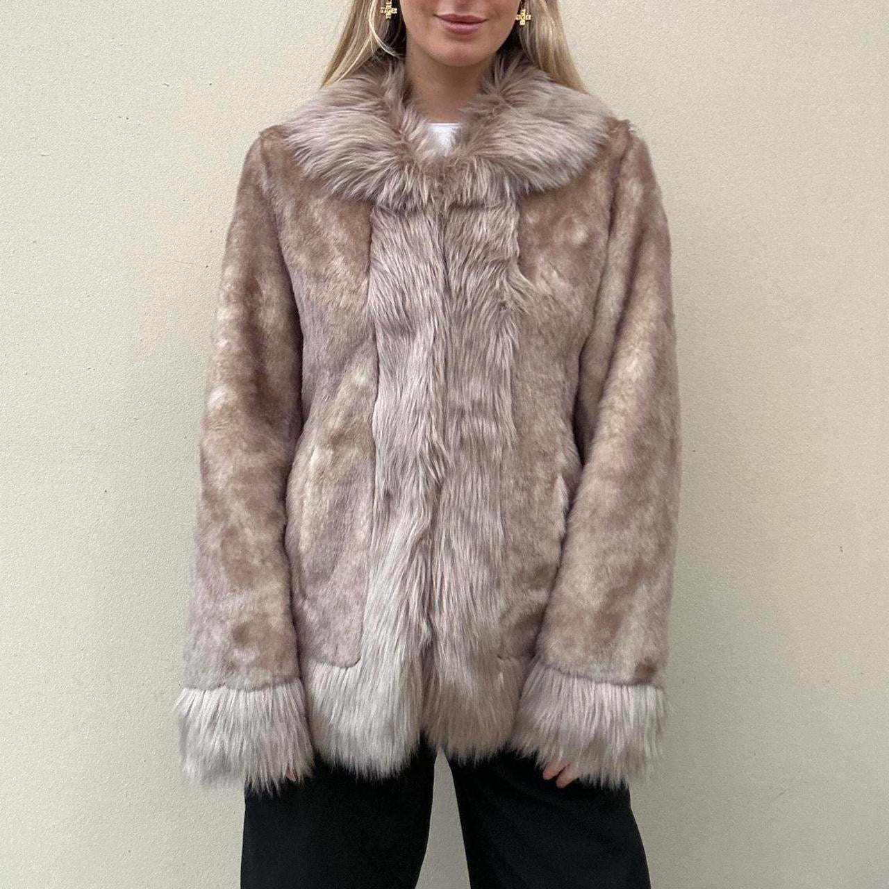 Vintage faux fur coat