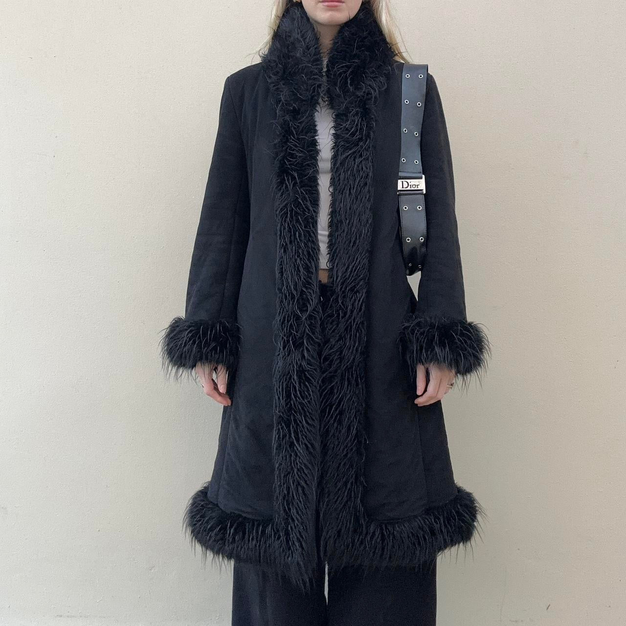 Vintage 00s afghan coat