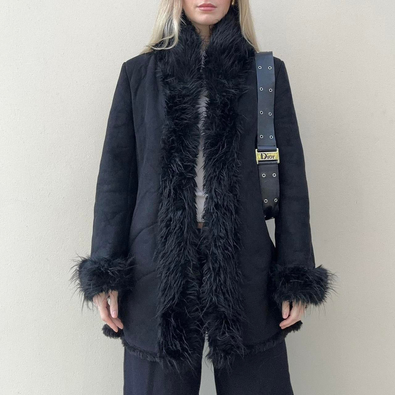 Vintage 00s afghan coat