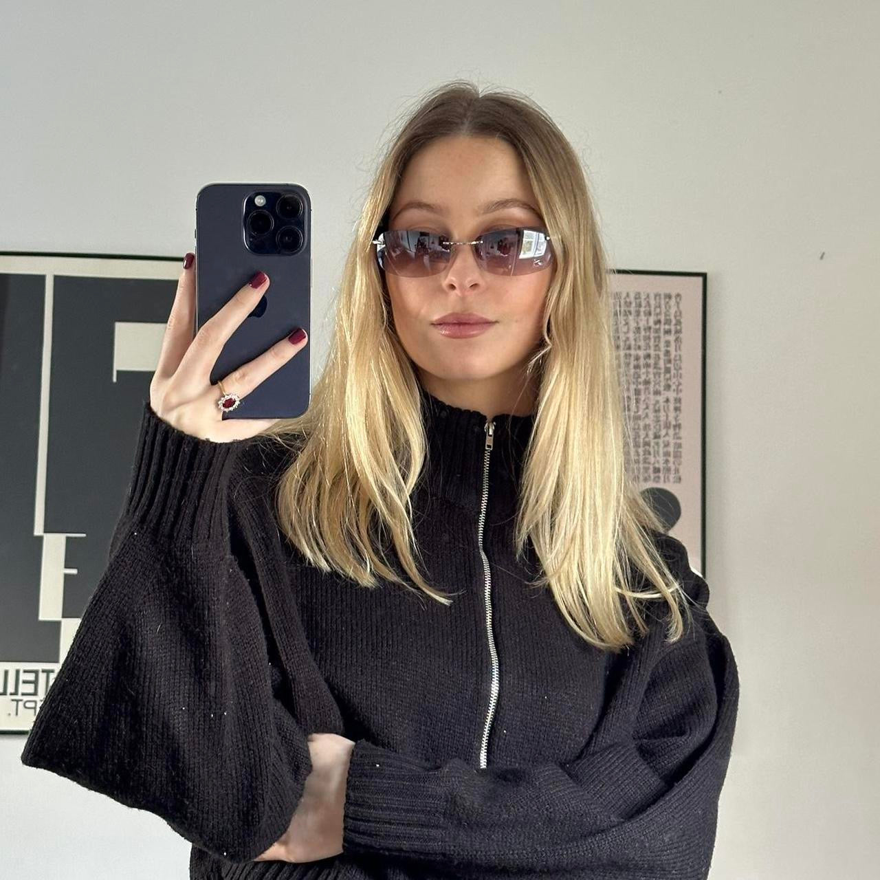 Vintage 00s rimeless sunglasses