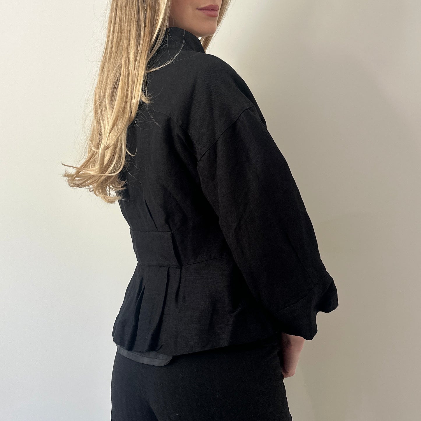 Vintage black button jacket