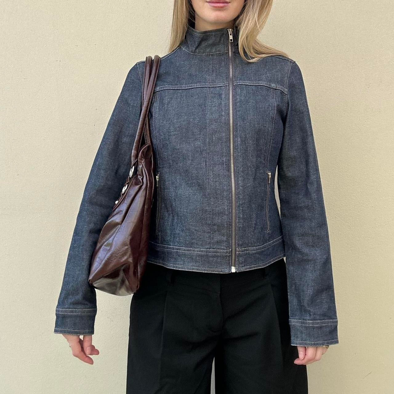 Vintage 00s brown leather bag