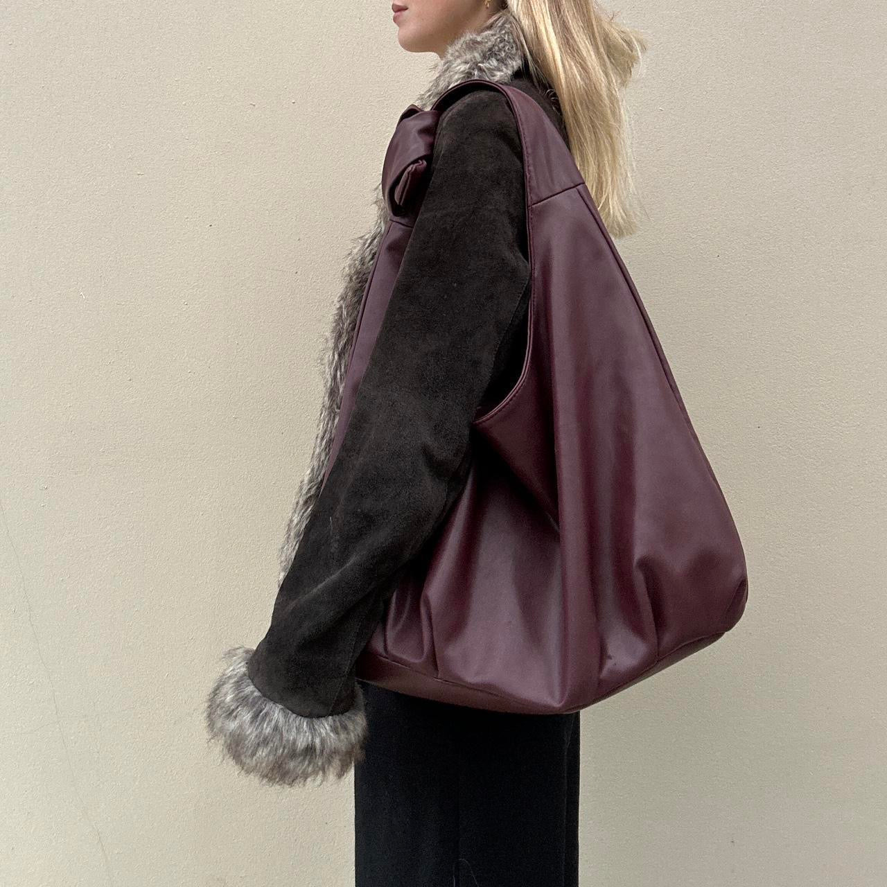 Vintage 00s suede afghan jacket