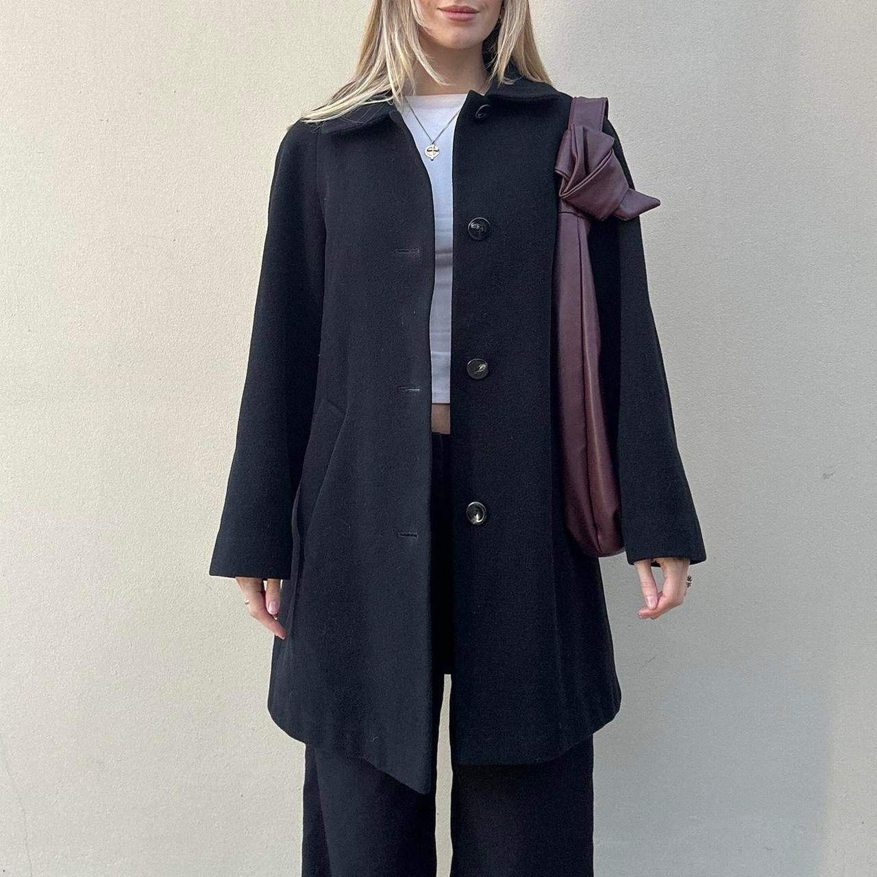 Vintage 90s lambswool coat