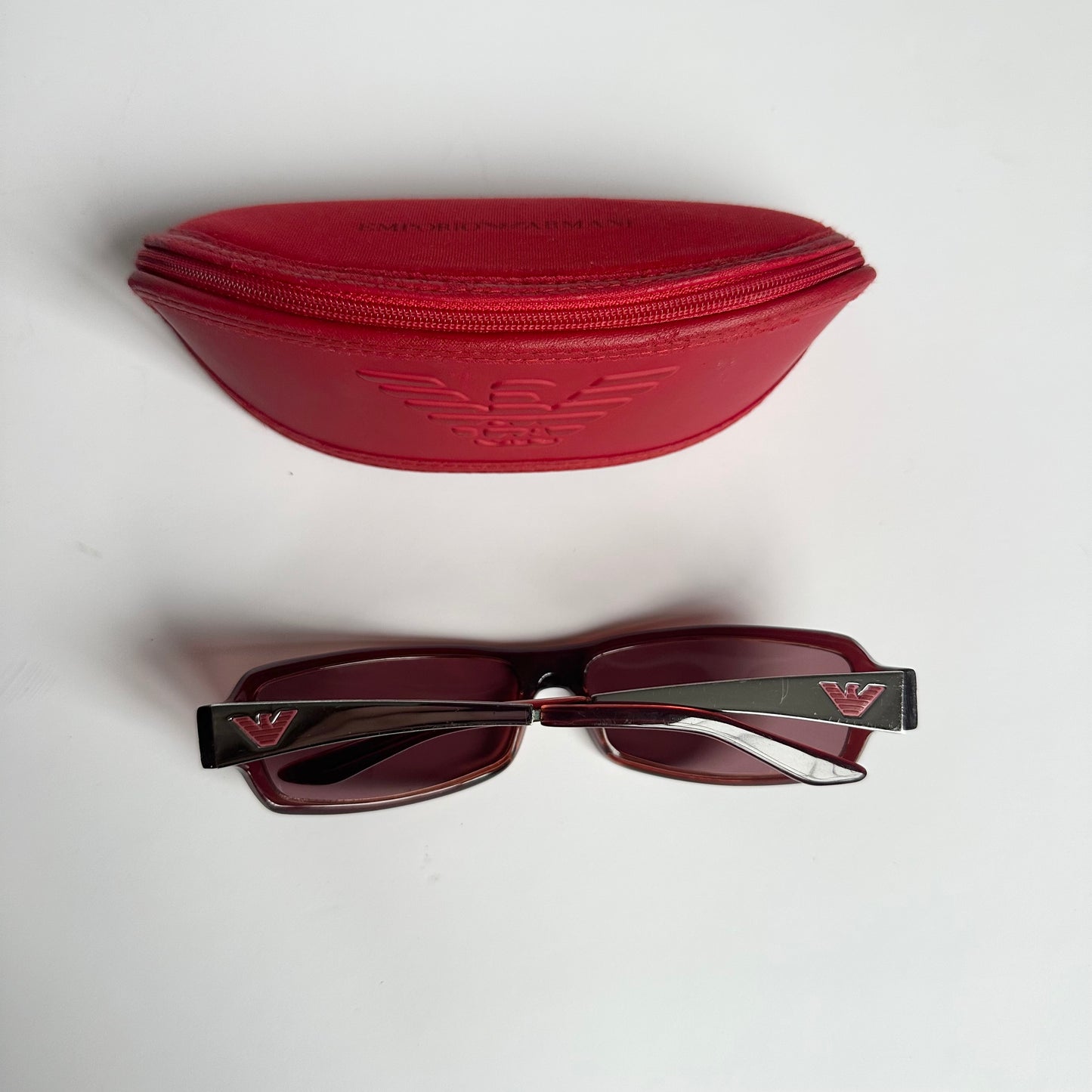 Vintage burgundy Armani sunglasses
