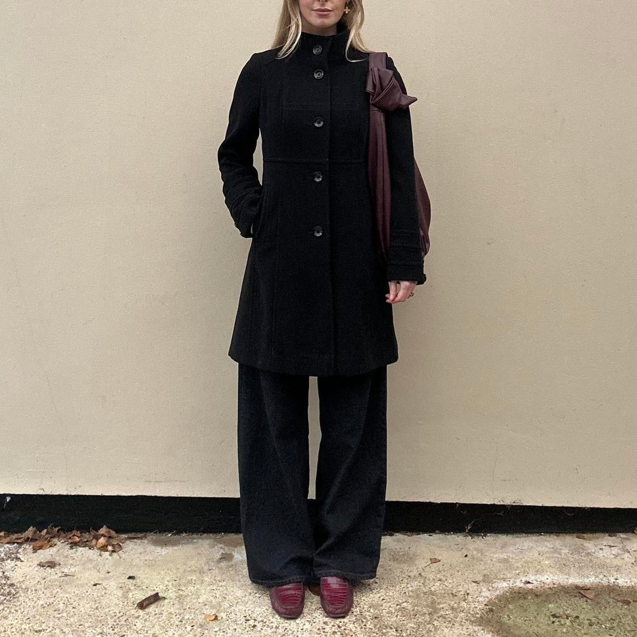 Vintage 00s high neck coat