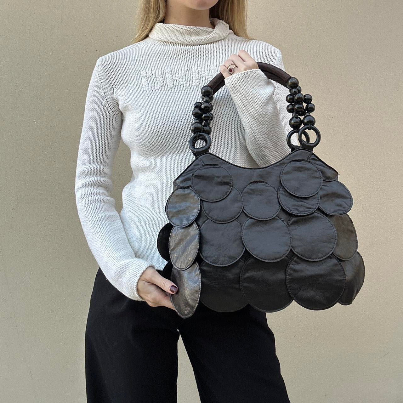 Vintage circle handbag