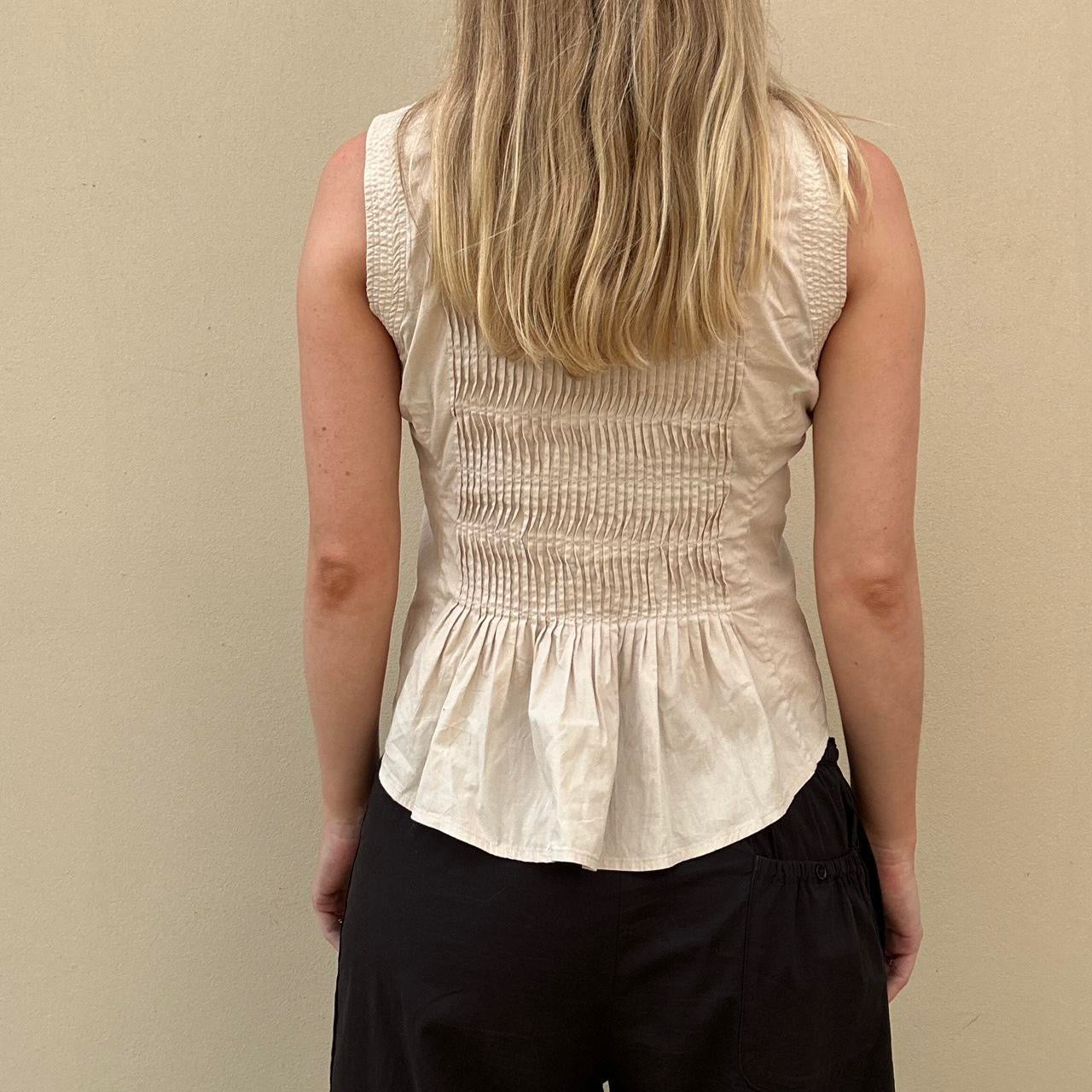 Vintage Cream DKNY blouse