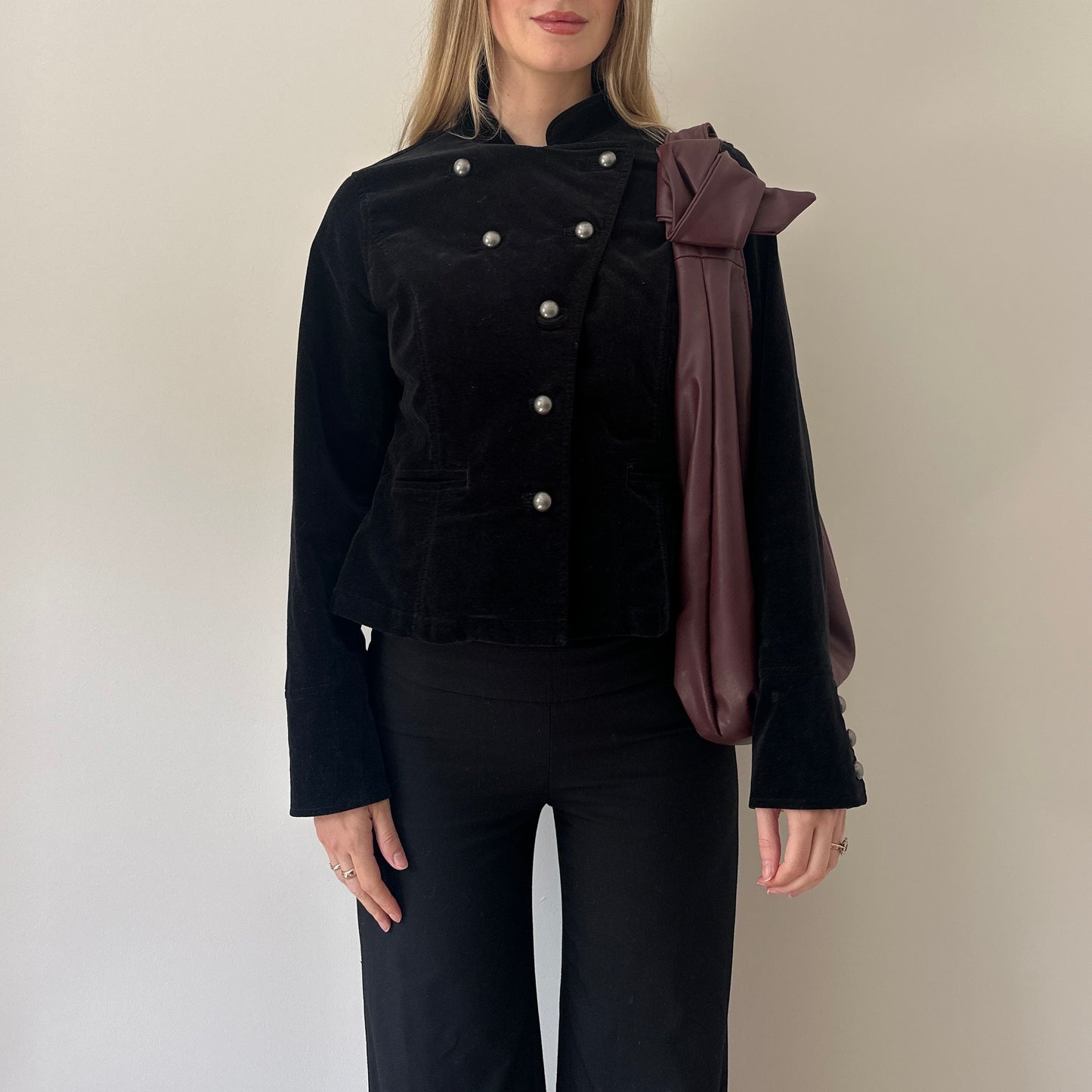 Vintage black napoleon jacket