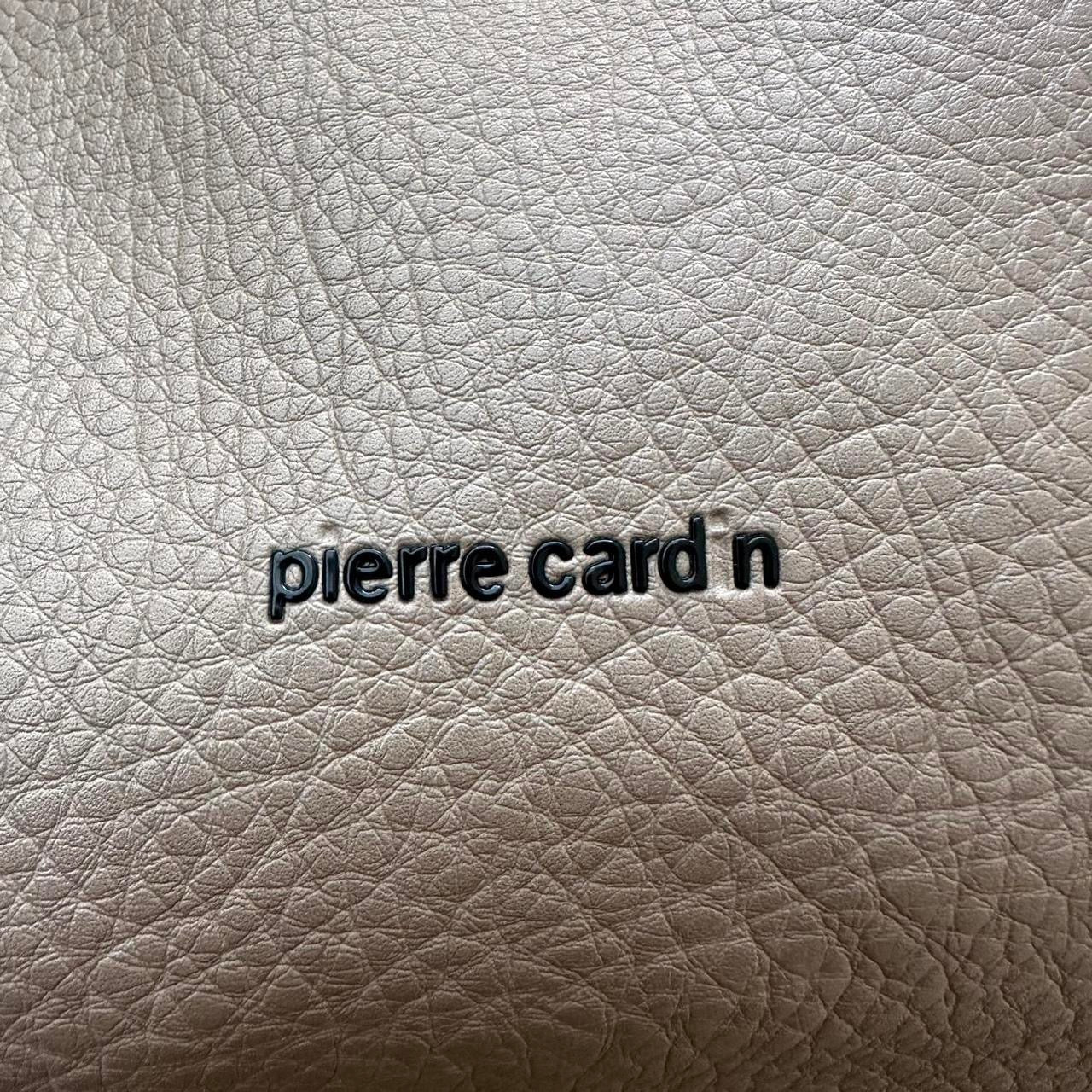 Vintage 00s beige leather slouch bag