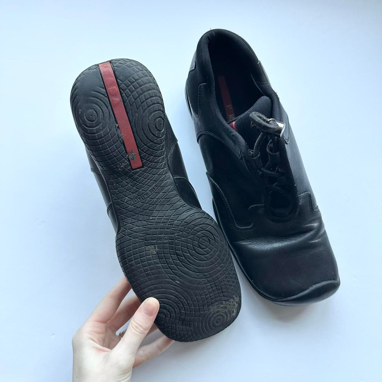 Vintage 90s Prada Sport toggle trainers