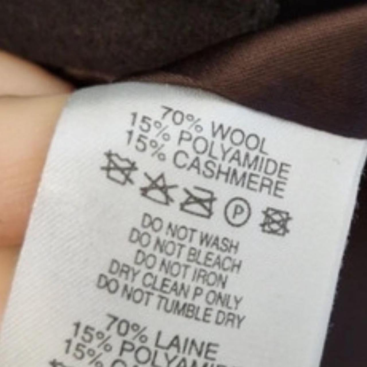 Vintage 90s brown wool & cashmere jacket