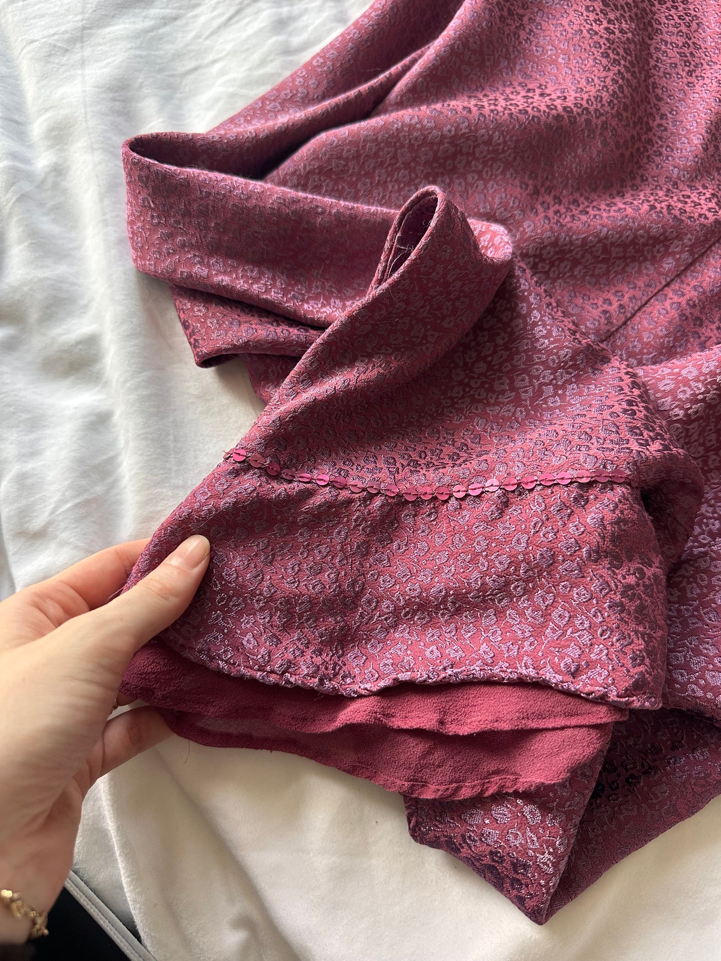 Vintage Silk mix Dress