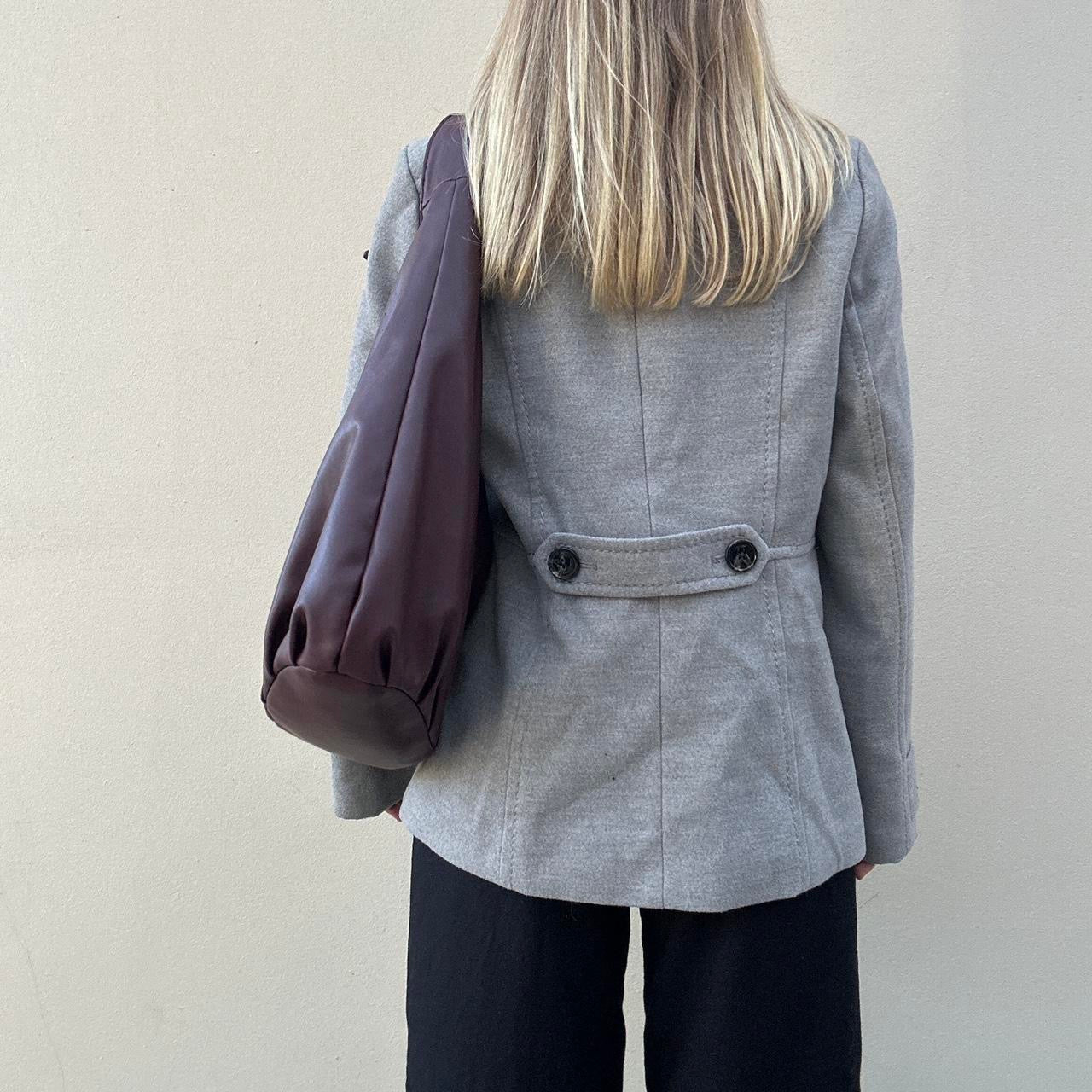 Vintage grey pea coat