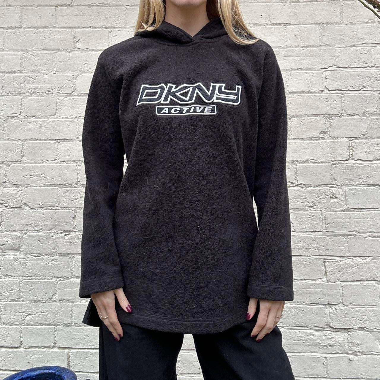 DKNY Black fleece hoodie