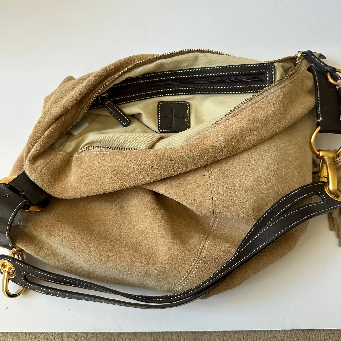 Vintage 00s suede bag