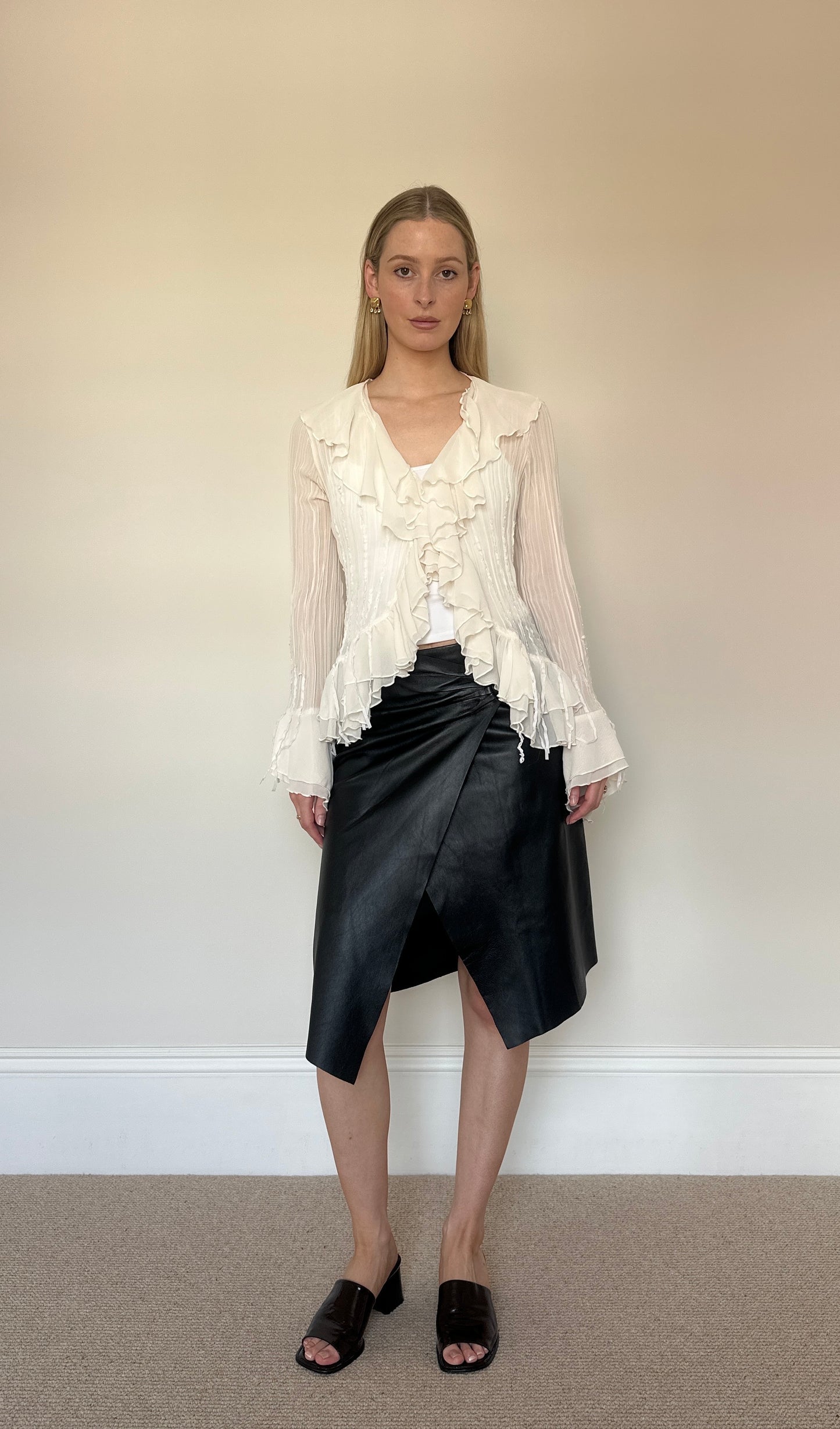 Vintage frill blouse