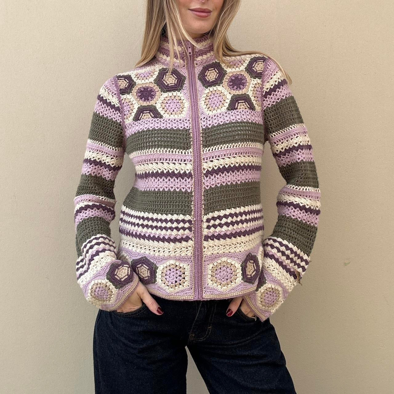 Vintage 00s crochet jumper