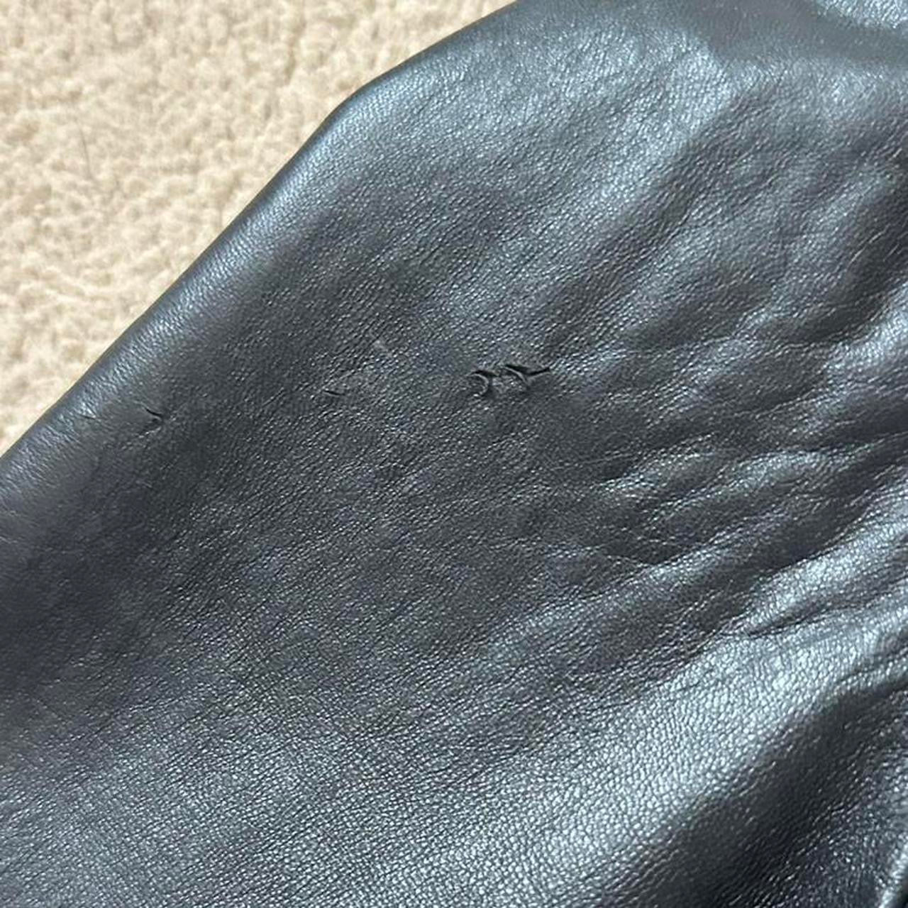 Vintage 00s black leather jacket