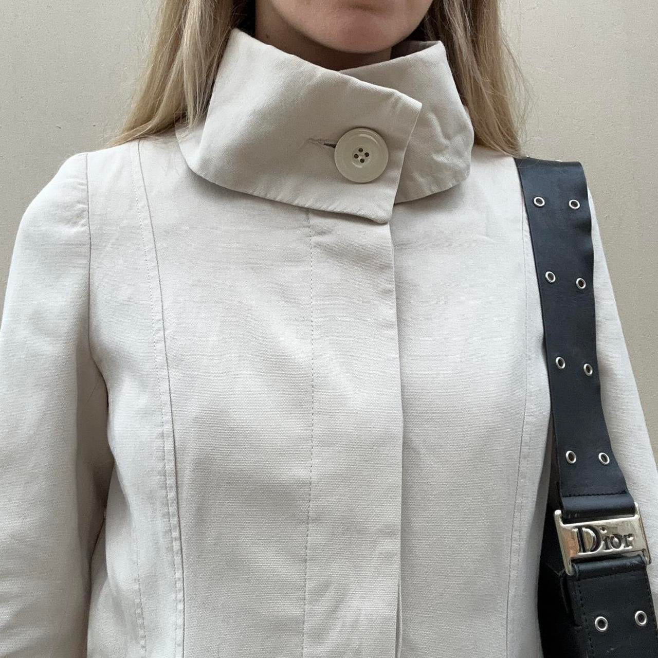 Vintage 00s cream trench coat