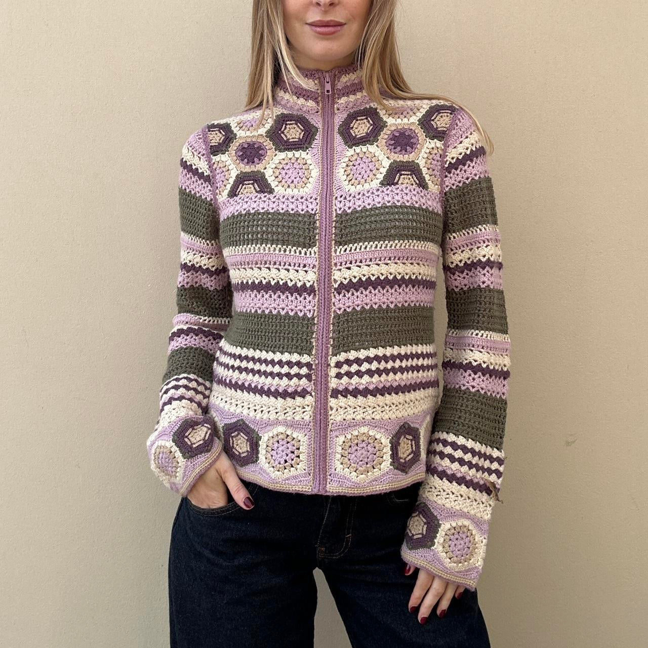 Vintage 00s crochet jumper