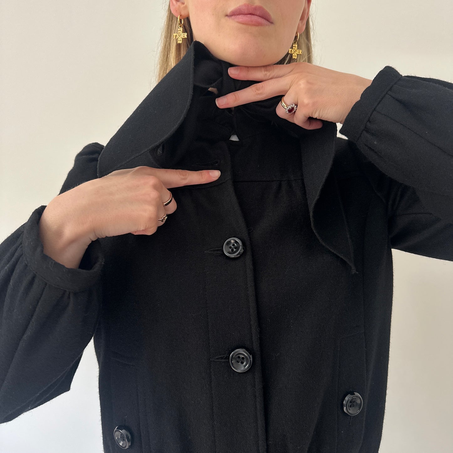 Vintage bow jacket
