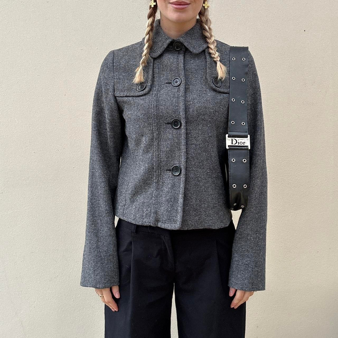 Vintage 00s grey jacket