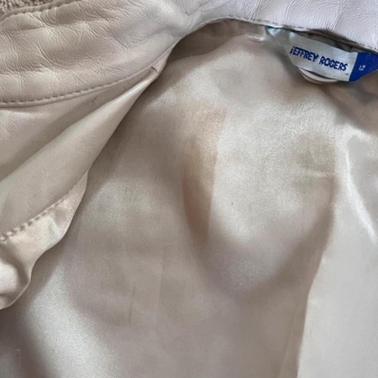 Vintage 00s white rutched jacket