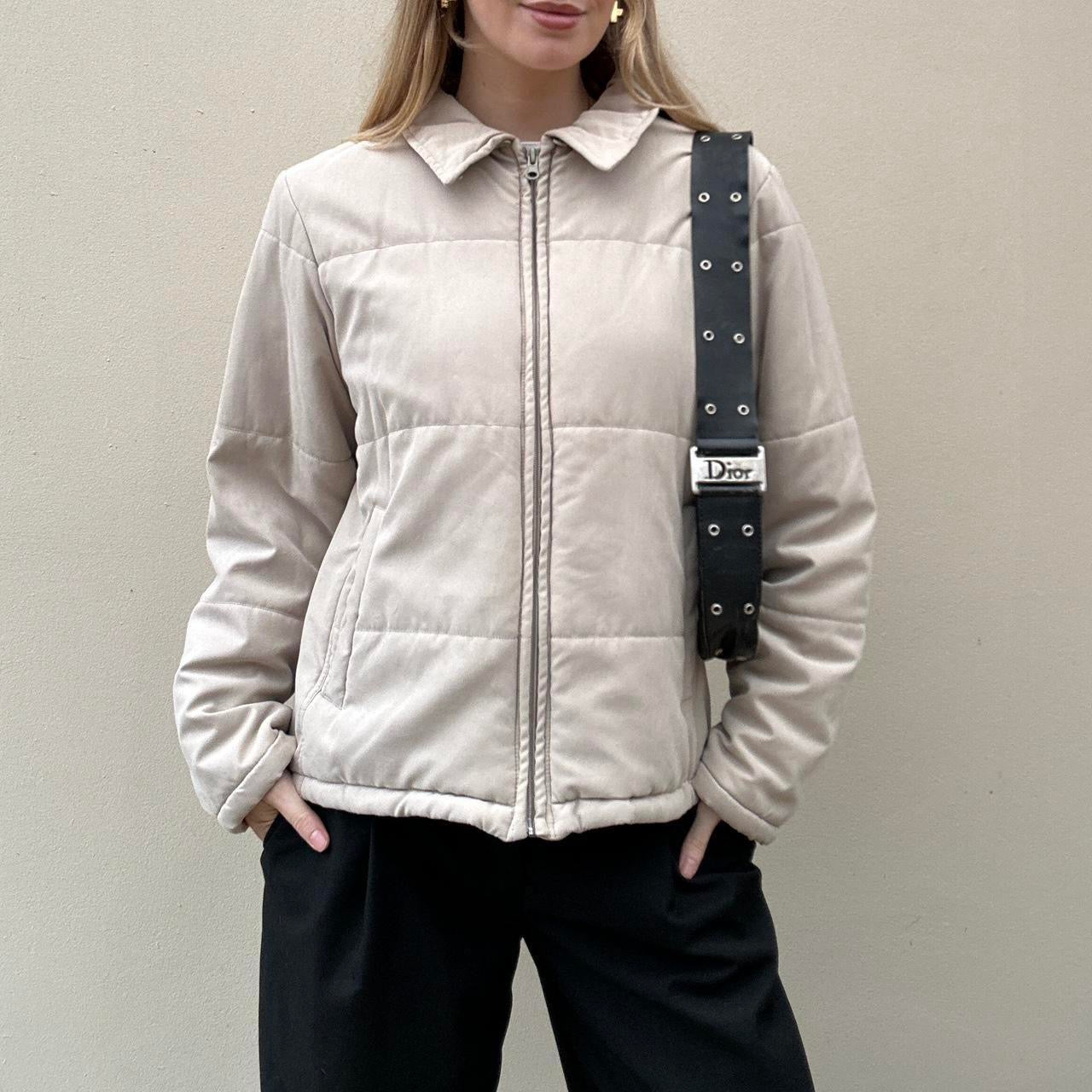 Vintage Cream puffer jacket