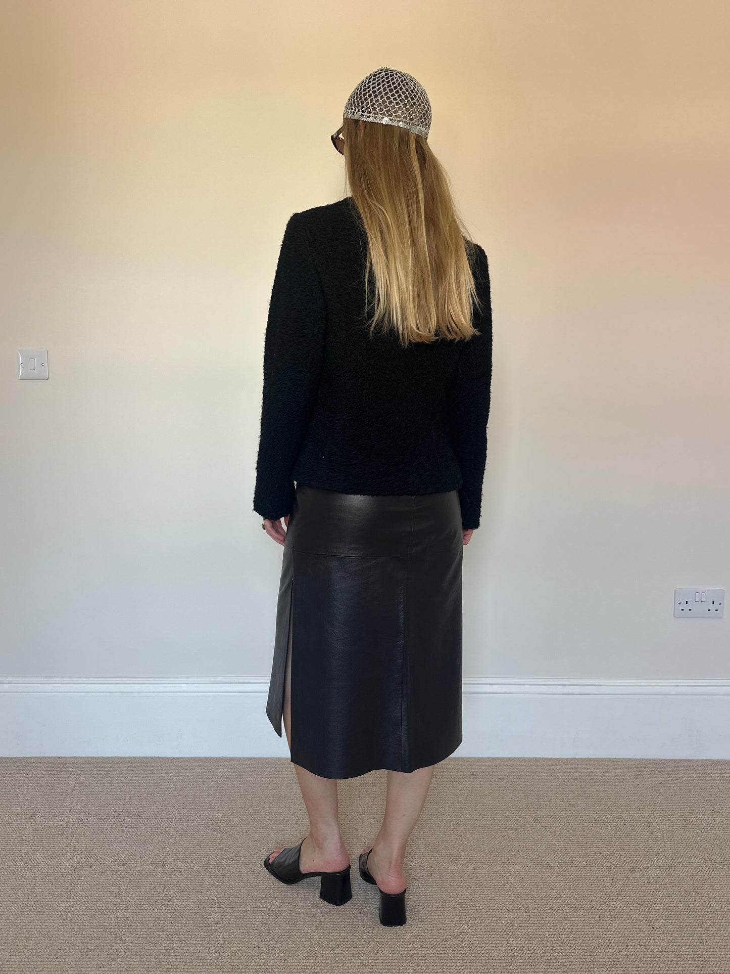 Black Frog Clasp Jacket