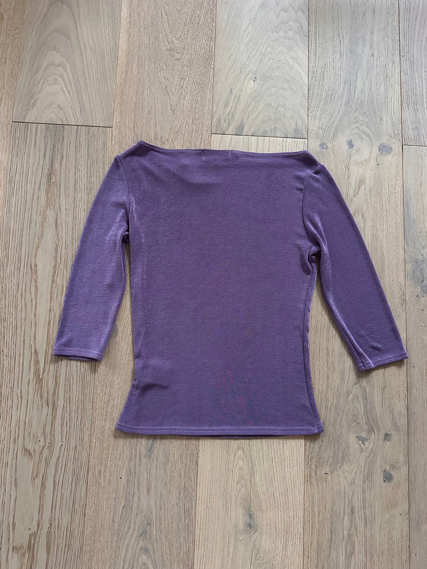 SALE Vintage purple 3/4 sleeve top