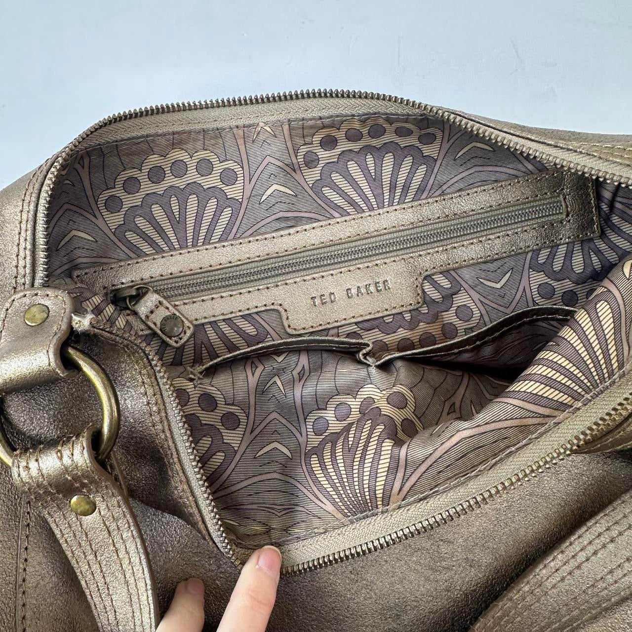 Vintage Metallic Ted Baker bag