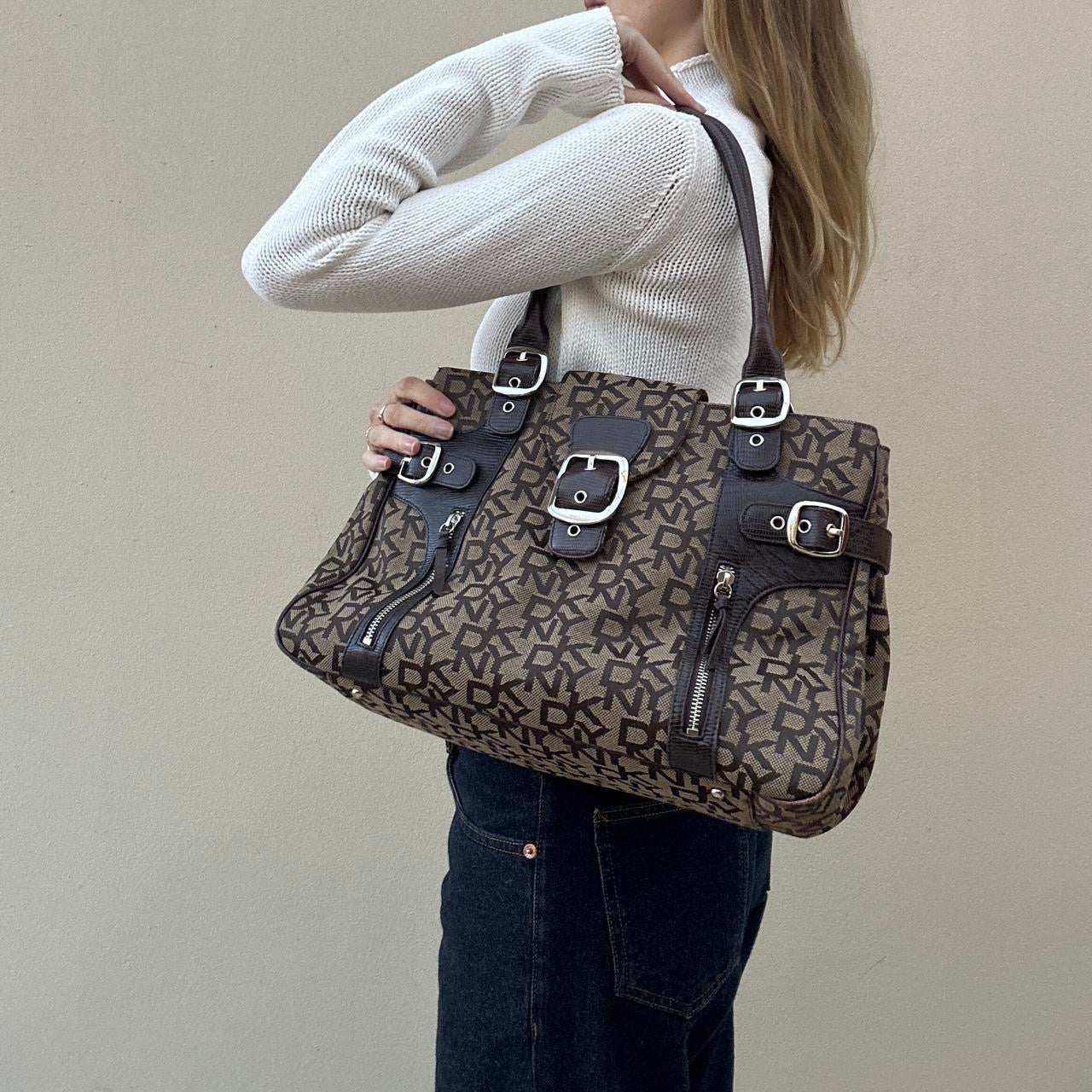 Vintage DKNY brown bag