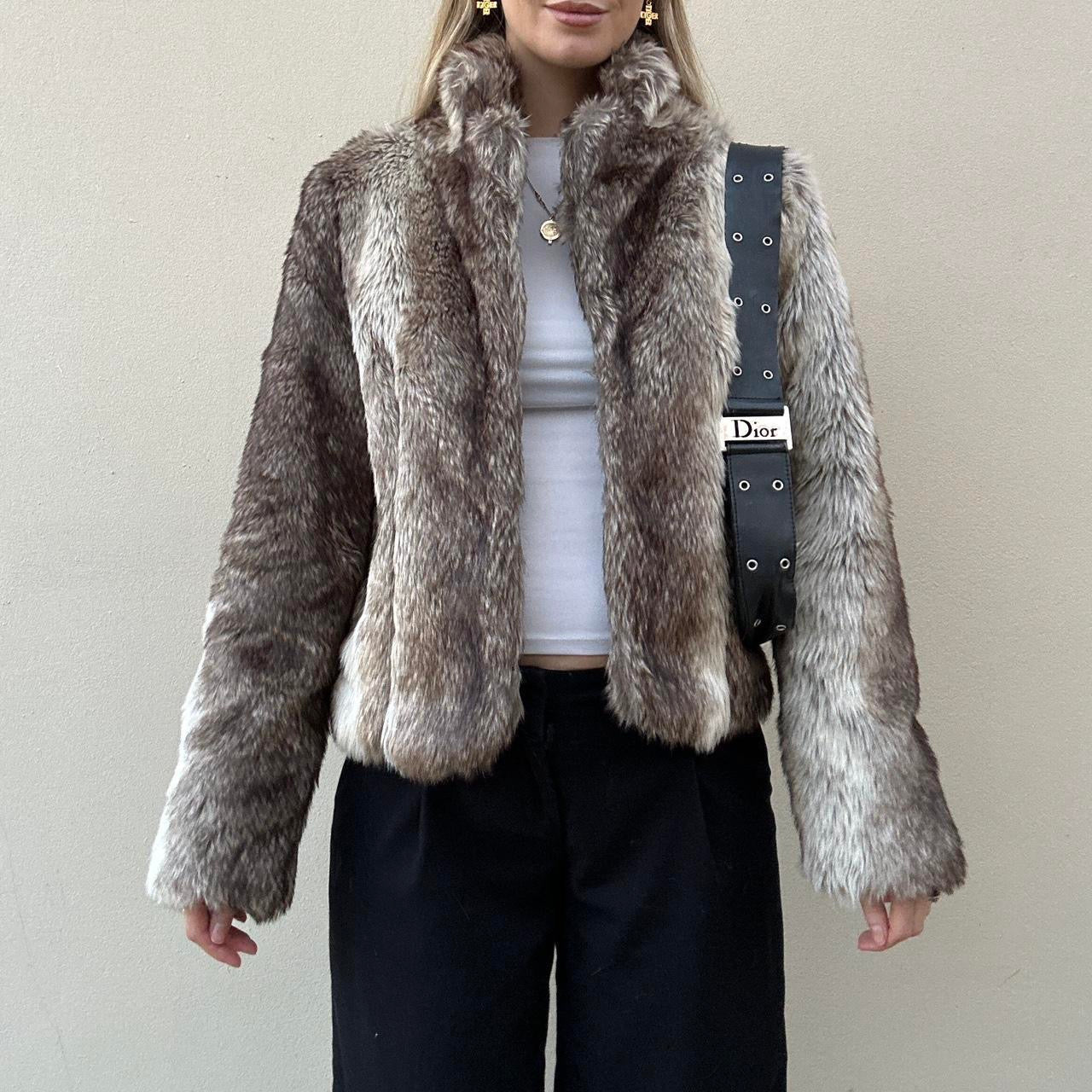 Vintage faux fur coat
