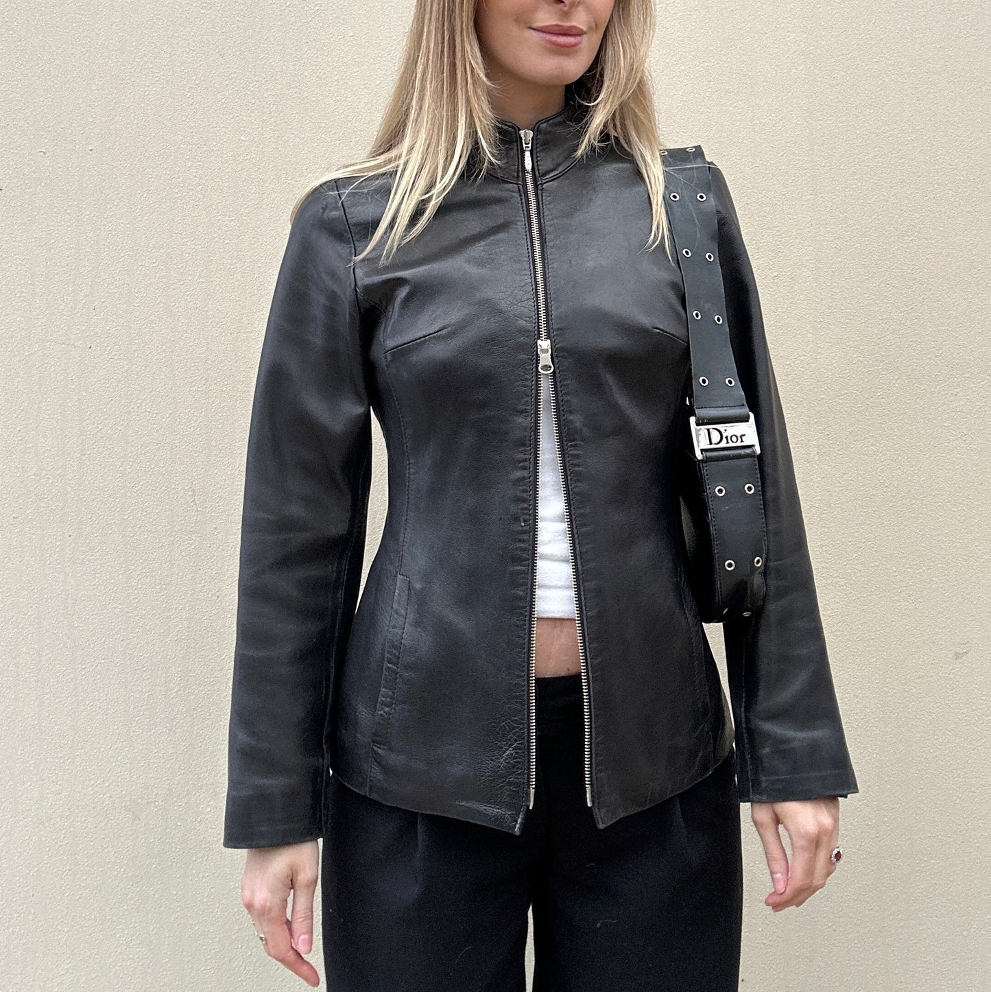Vintage 00s leather jacket
