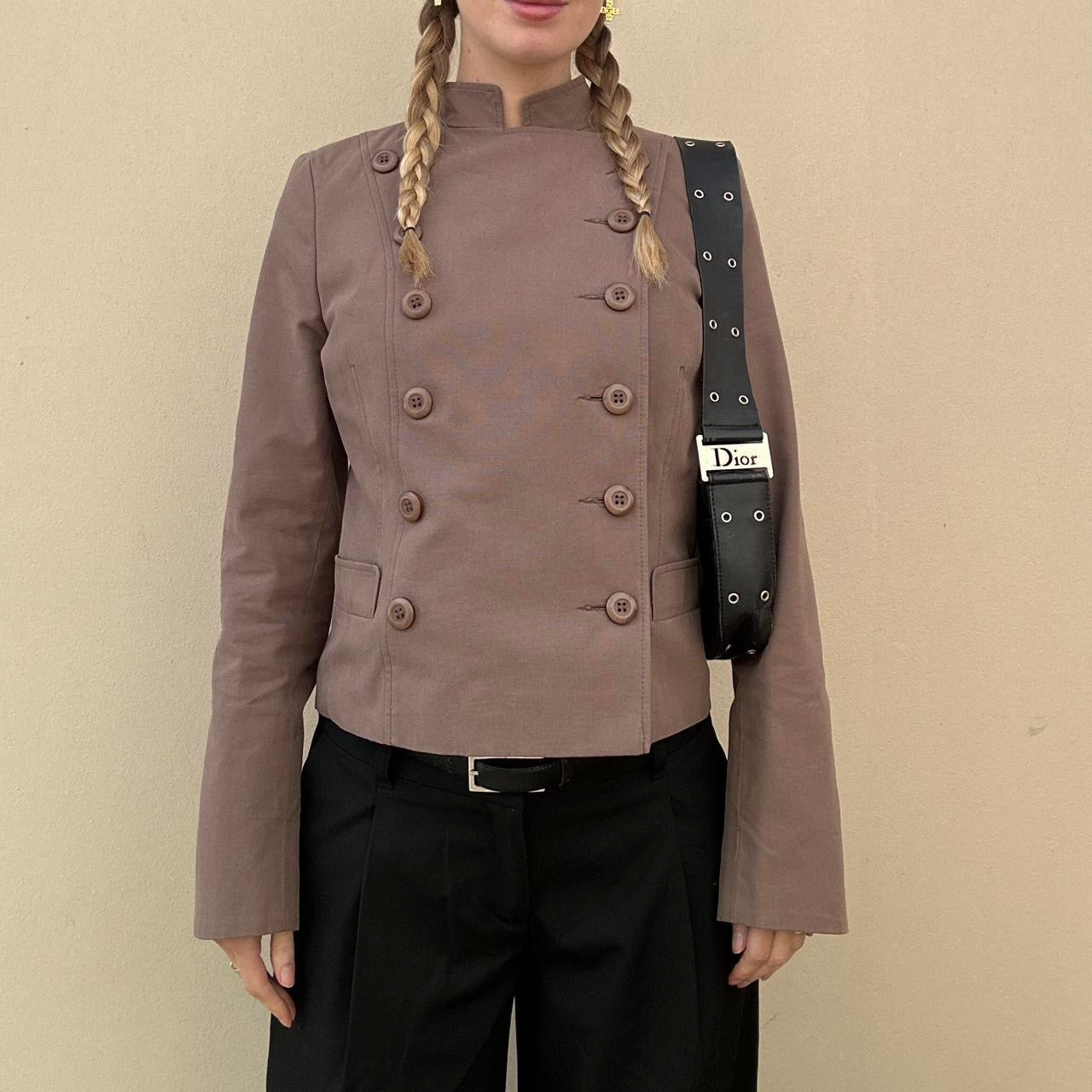 Vintage 00s mushroom button jacket