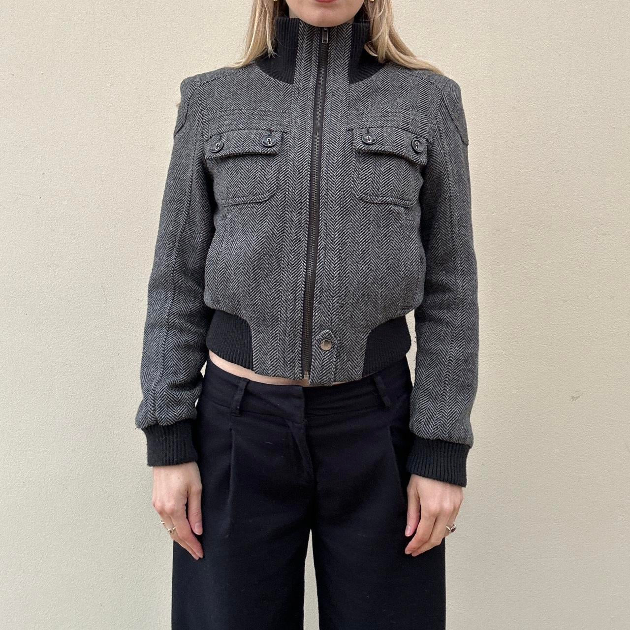 Vintage 00s wool bomber jacket