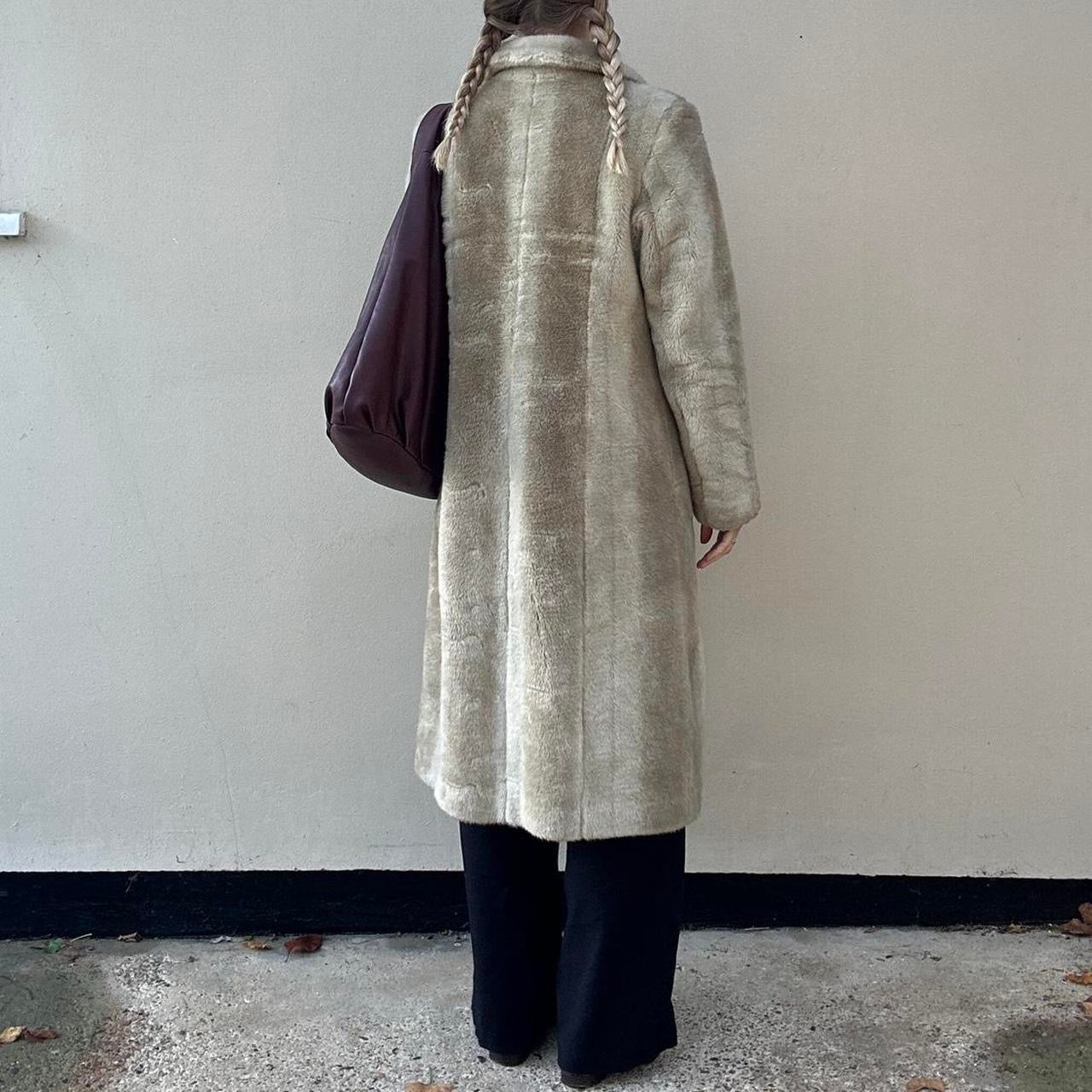 Vintage 00s faux fur coat