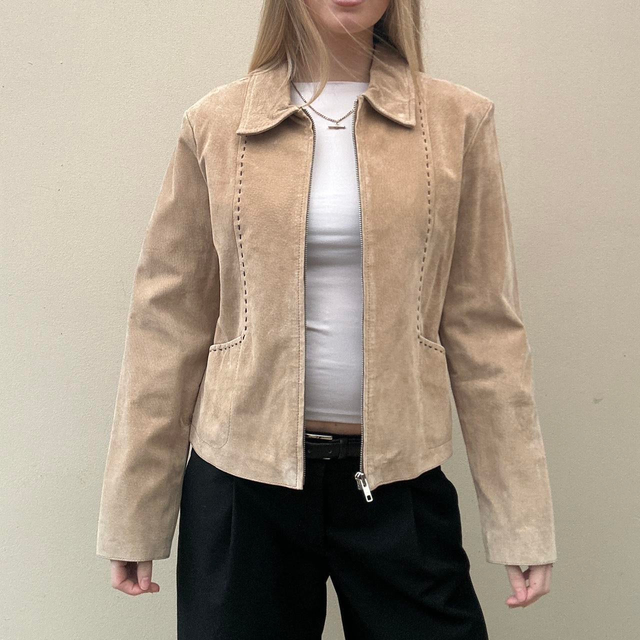 Vintage Tan suede jacket