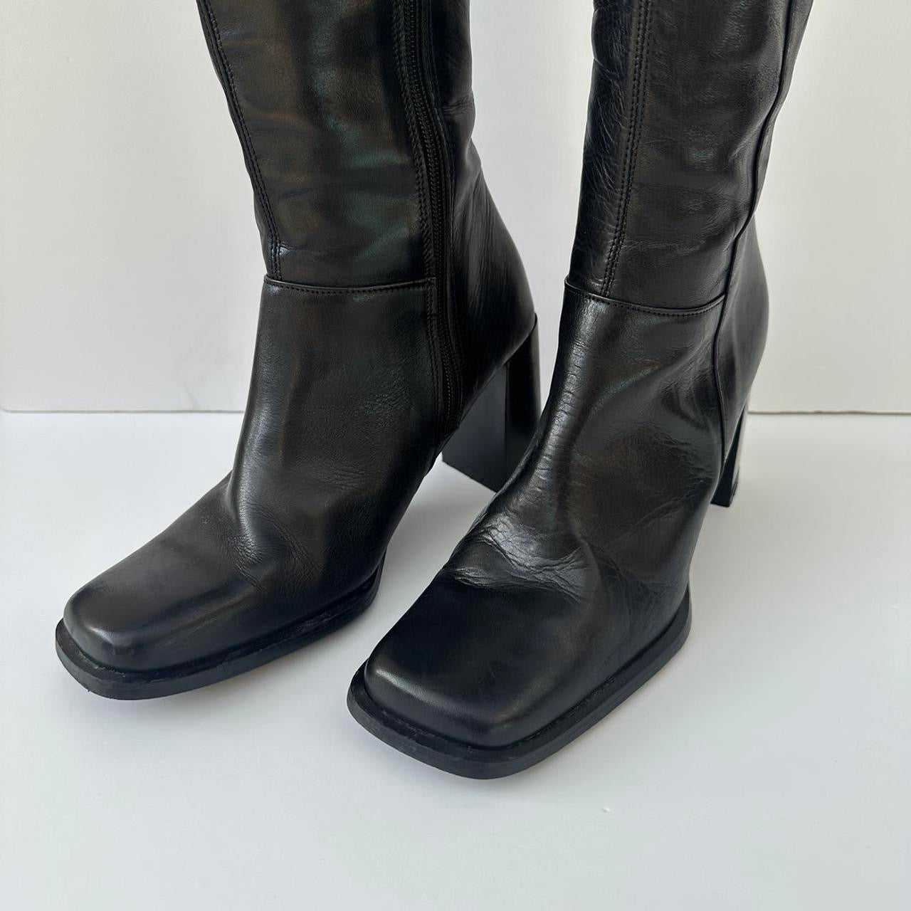 Vintage leather boots