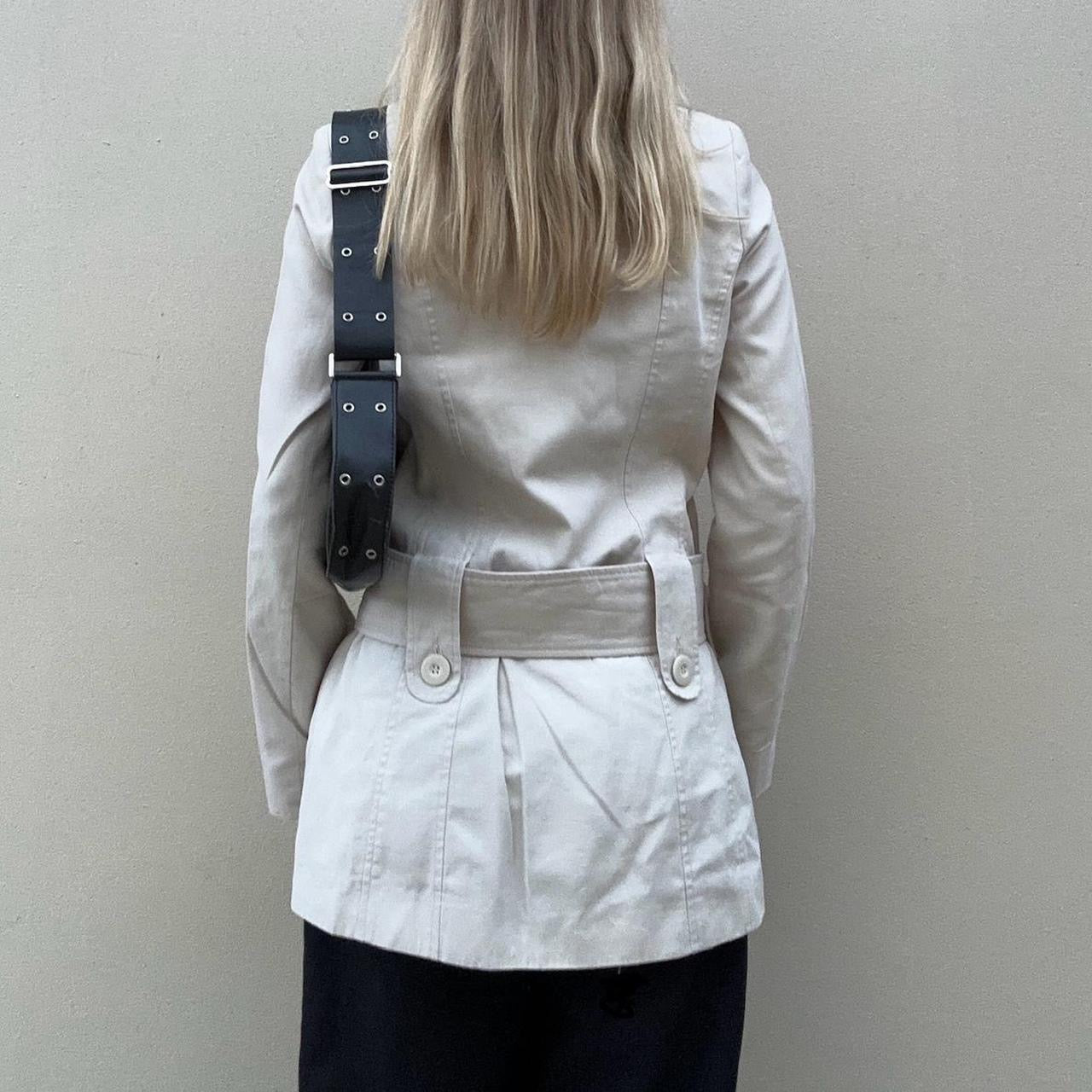 Vintage 00s cream trench coat