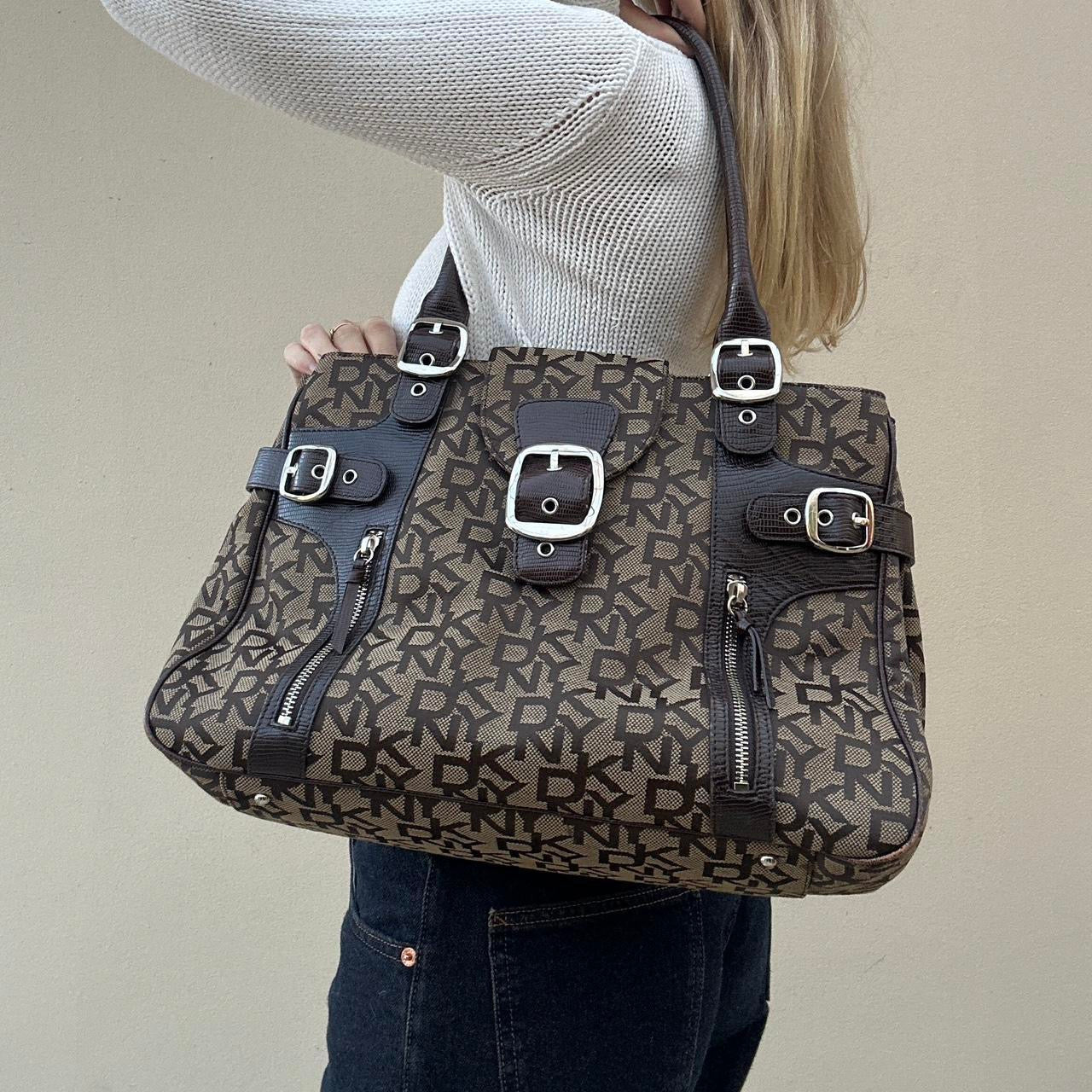 Vintage DKNY brown bag