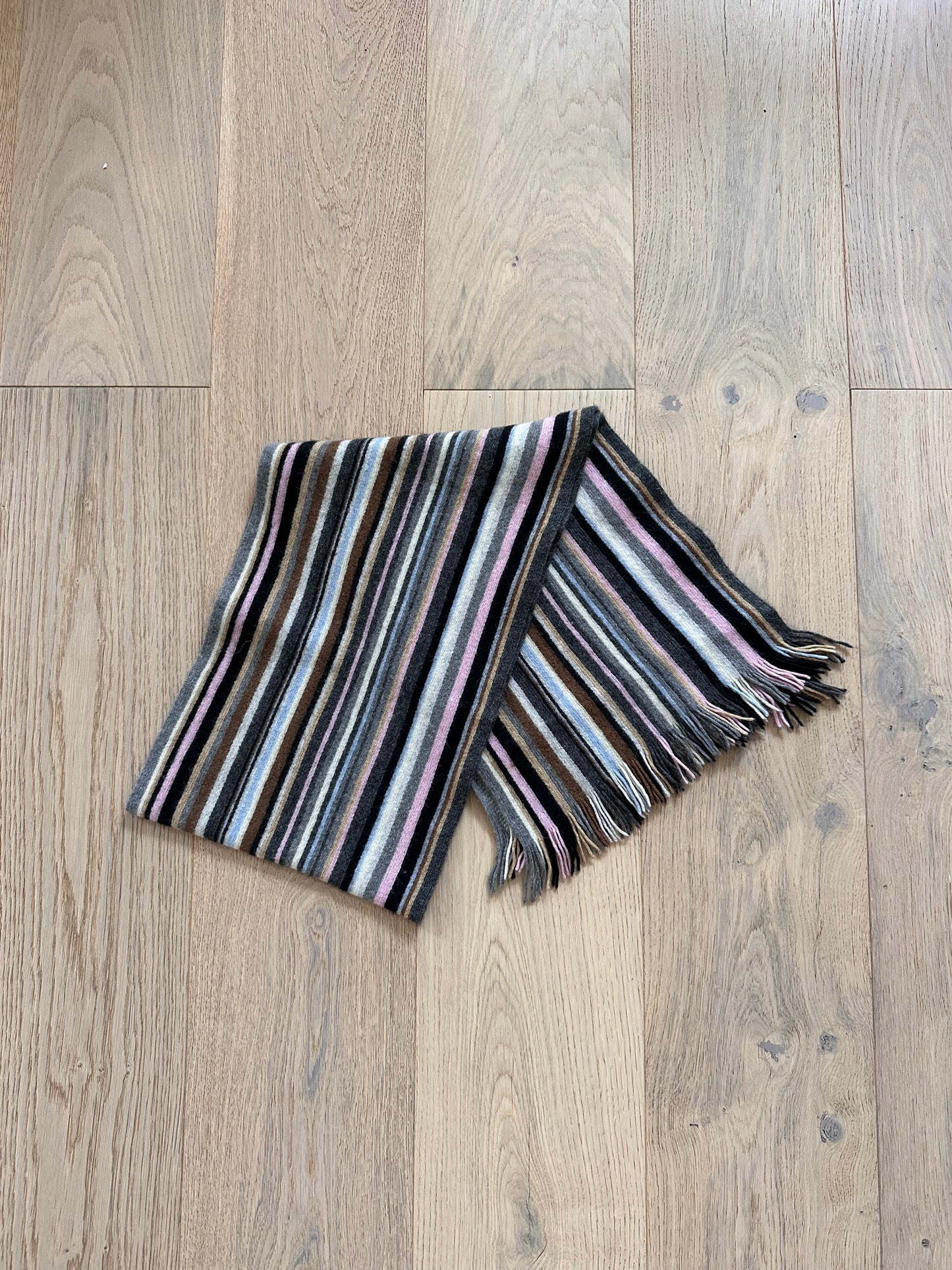 SALE vintage stripe scarf