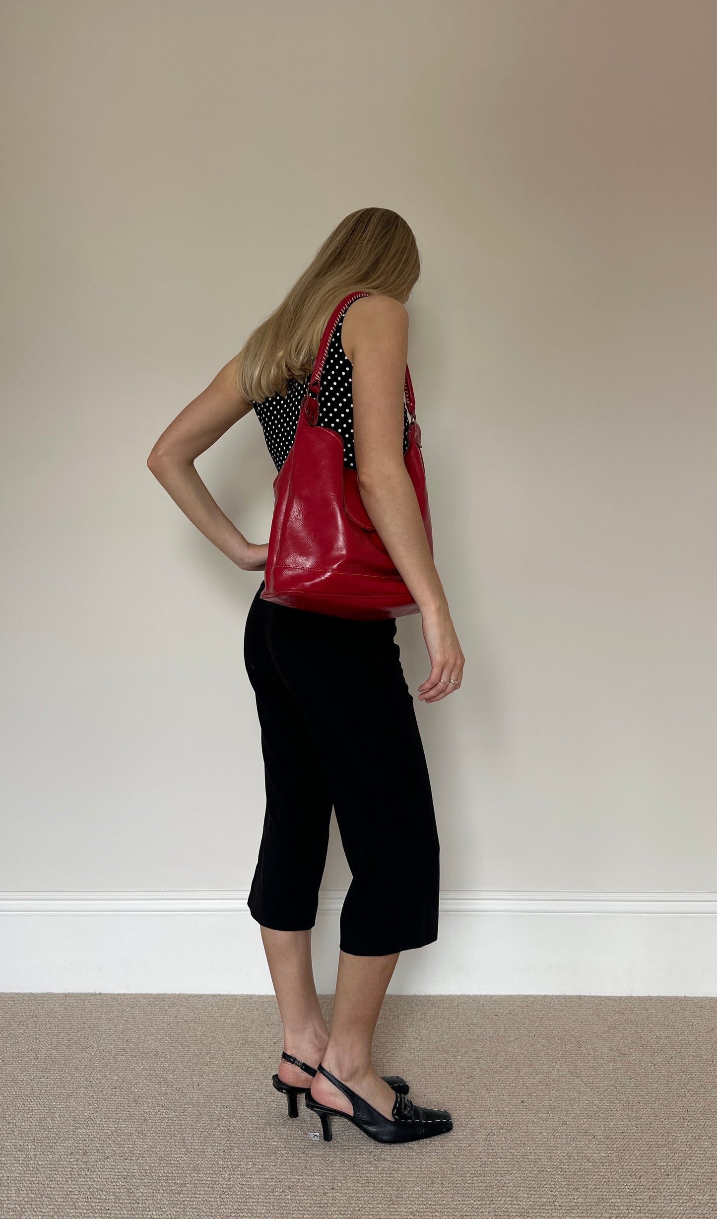Vintage 90s Red Handbag