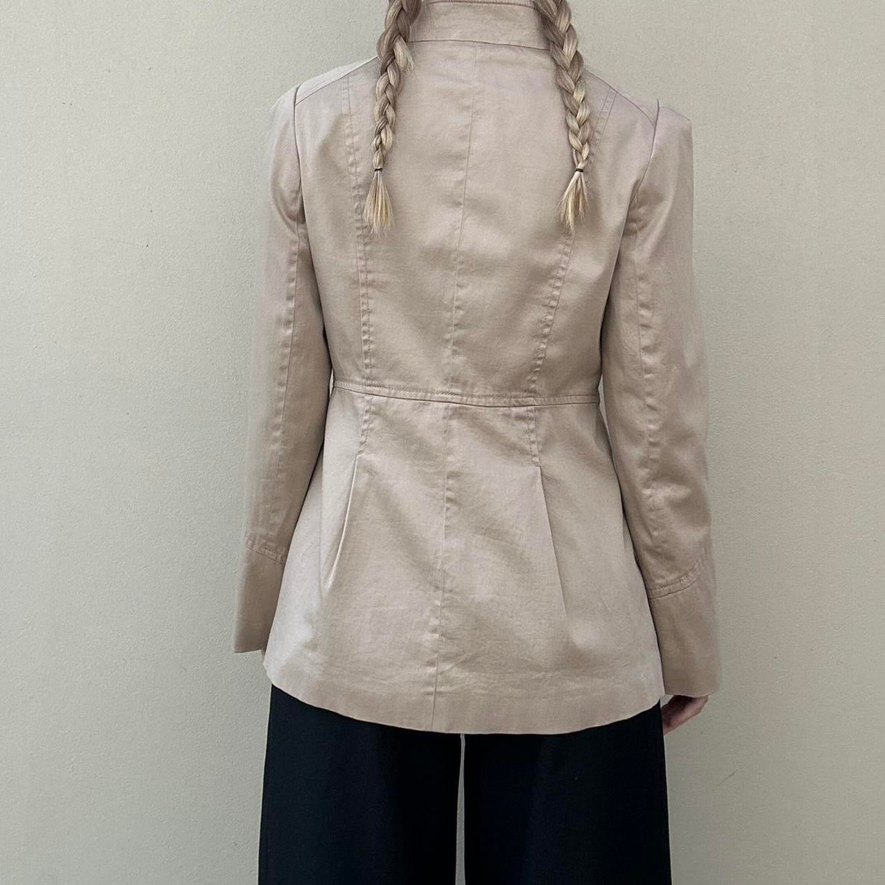 Vintage 00s asymmetric trench coat