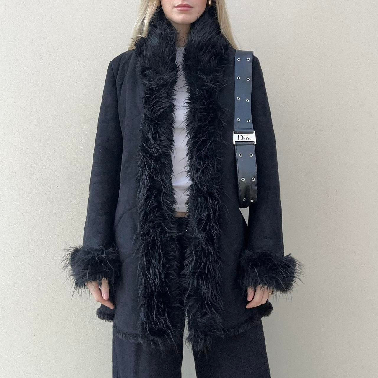 Vintage 00s afghan coat