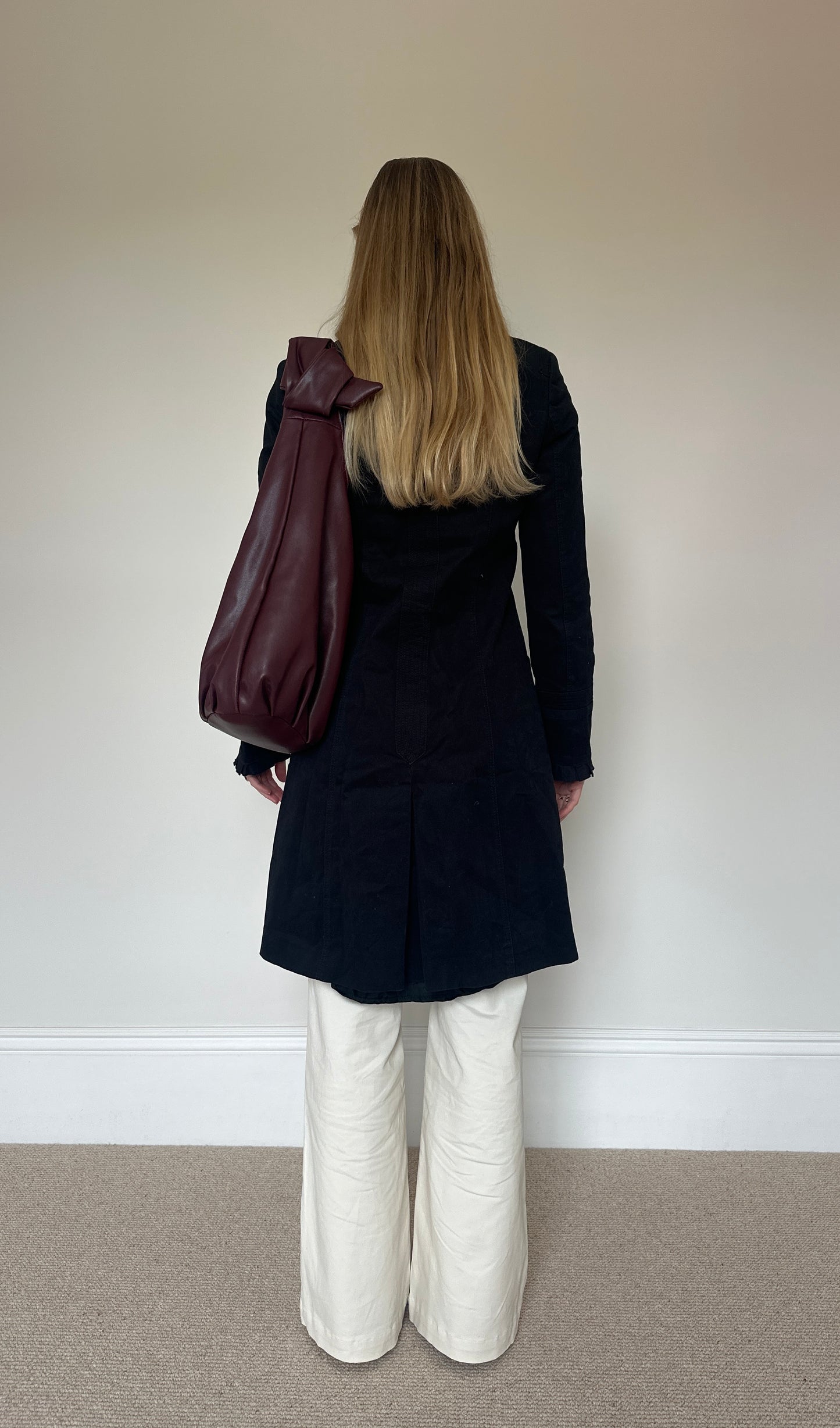 Vintage hook and eye coat